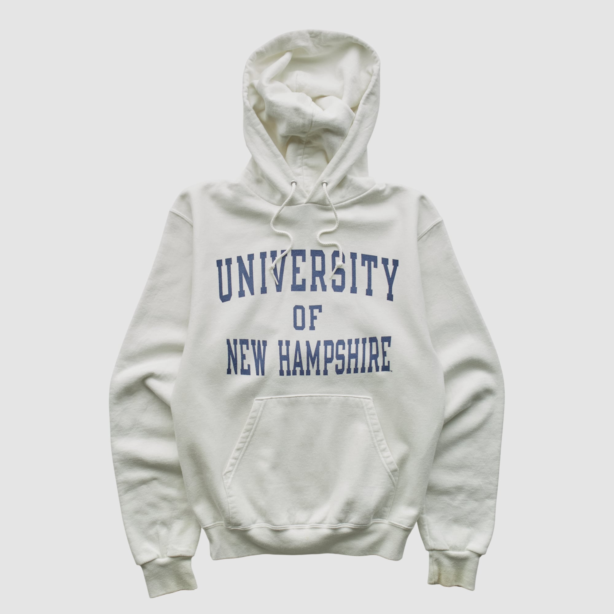 New Hampshire Wildcats Champion 2000s Hooded Pullover Sweatshirt - White - XXS
