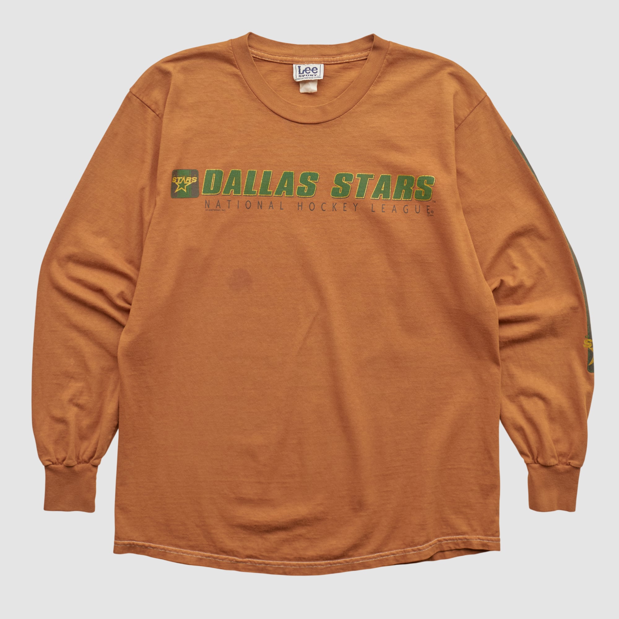 Dallas Stars Lee Apparel 2000s Long Sleeve T-shirt - Orange - S