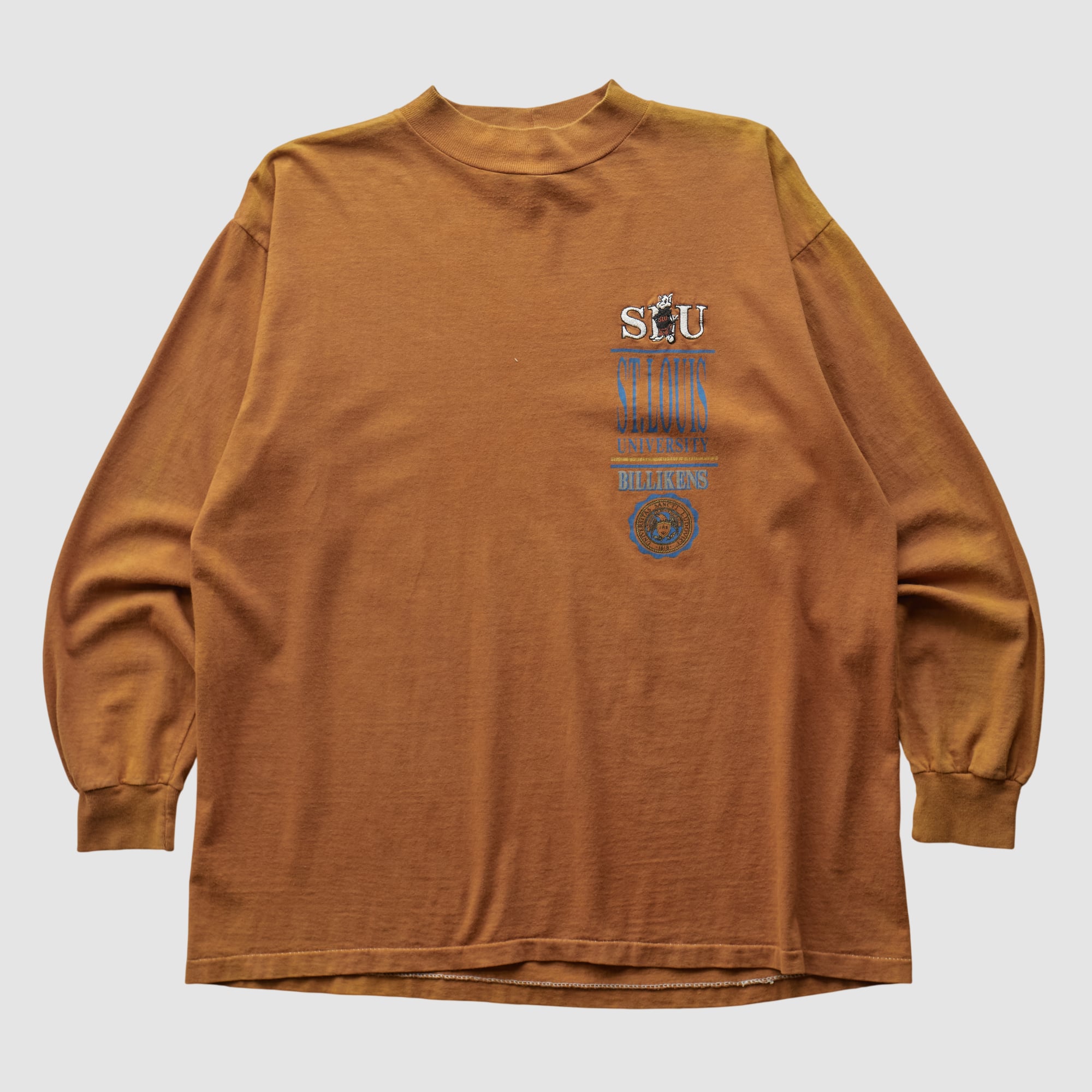 Saint Louis Billikens Team Edition Apparel 90s Long Sleeve T-shirt - Clay - M