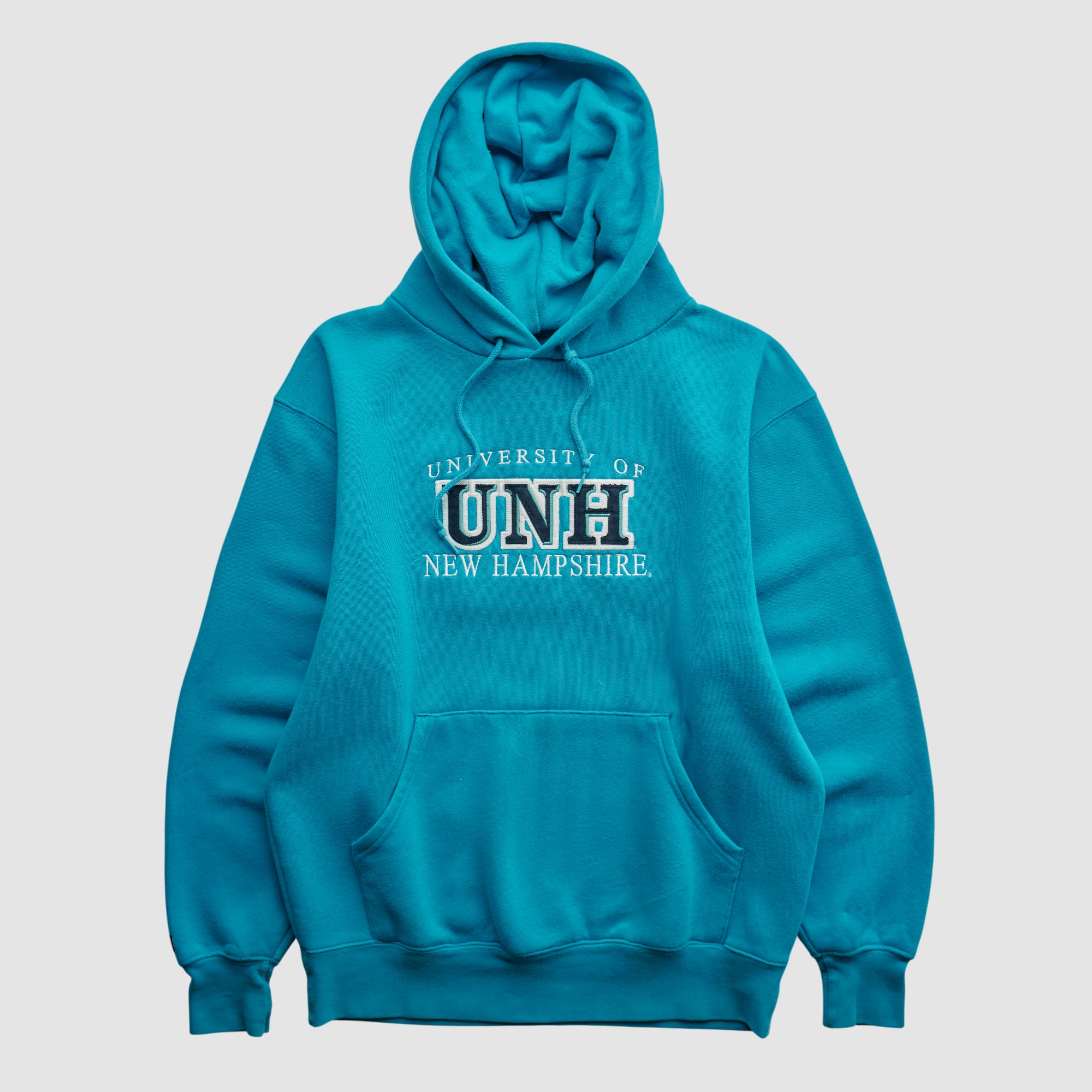 New Hampshire Wildcats Jansport 2000s Hooded Pullover Sweatshirt - Blue - XXS