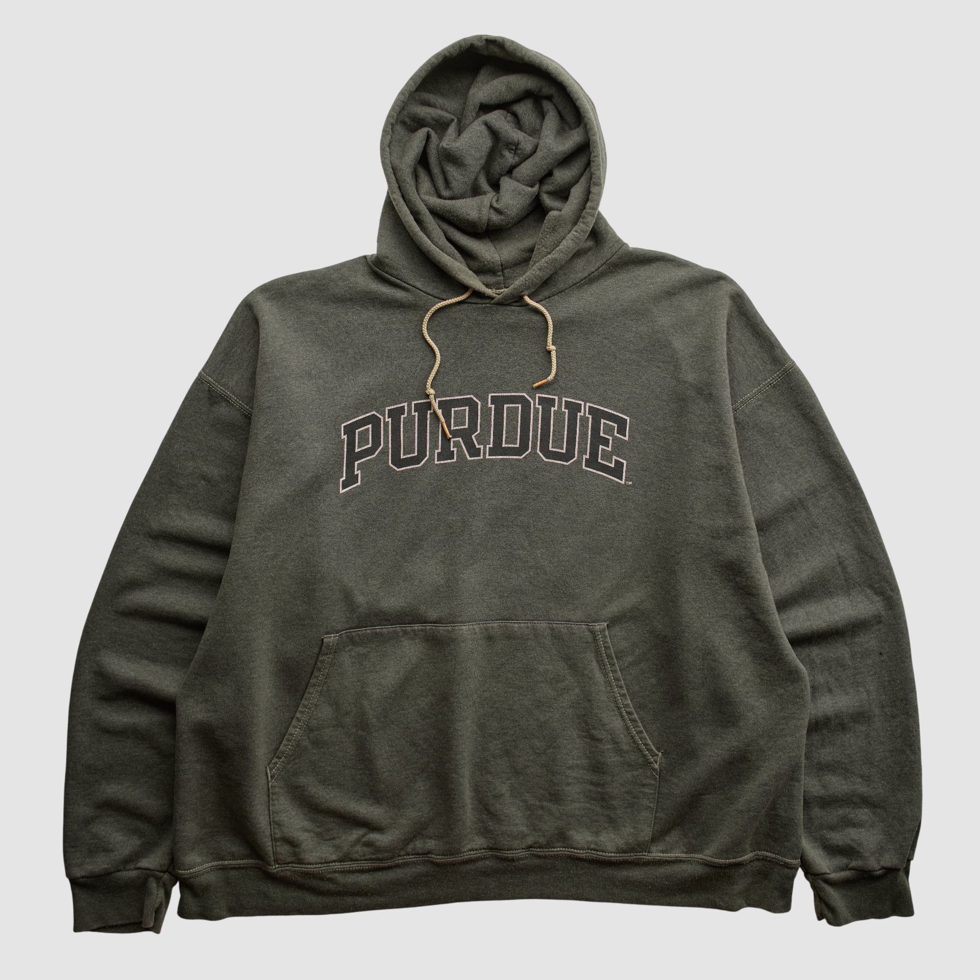 Purdue Boilermakers Champion 2010s Hooded Pullover Sweatshirt - Charcoal - XL