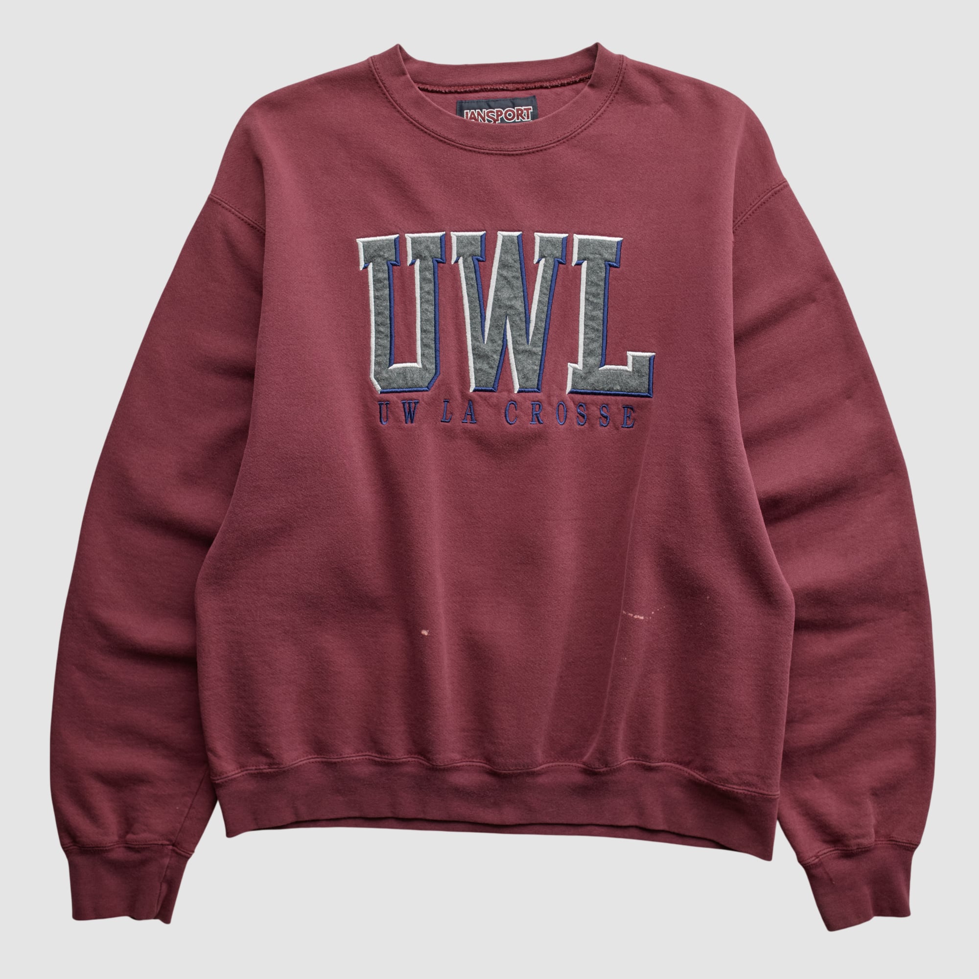 Wisconsin-La Crosse Eagles Jansport 2000s Pullover Sweatshirt - Maroon - S