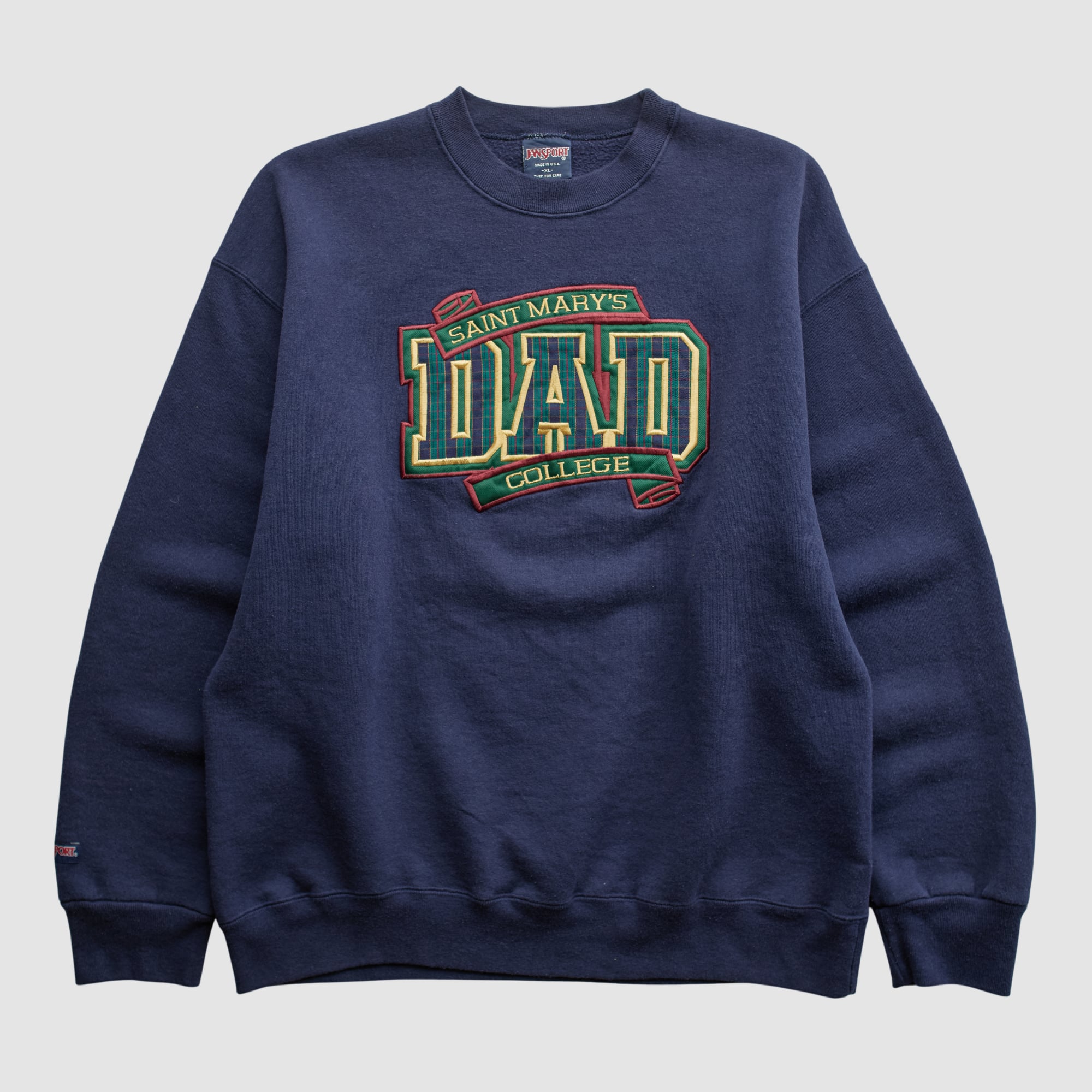 Saint Mary's Gaels Jansport 90s Pullover Sweatshirt - Navy - S