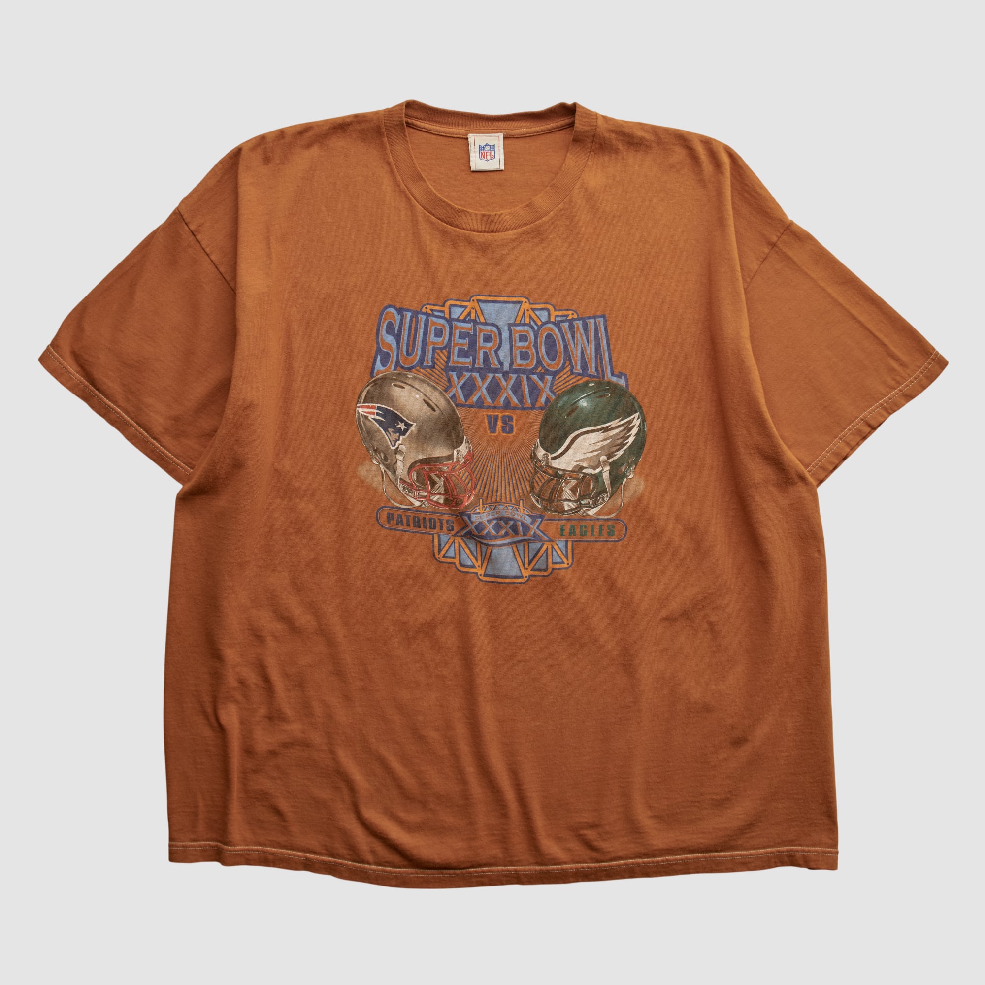 Super Bowl XXXIX NFL 2005 T-shirt - Clay - XL