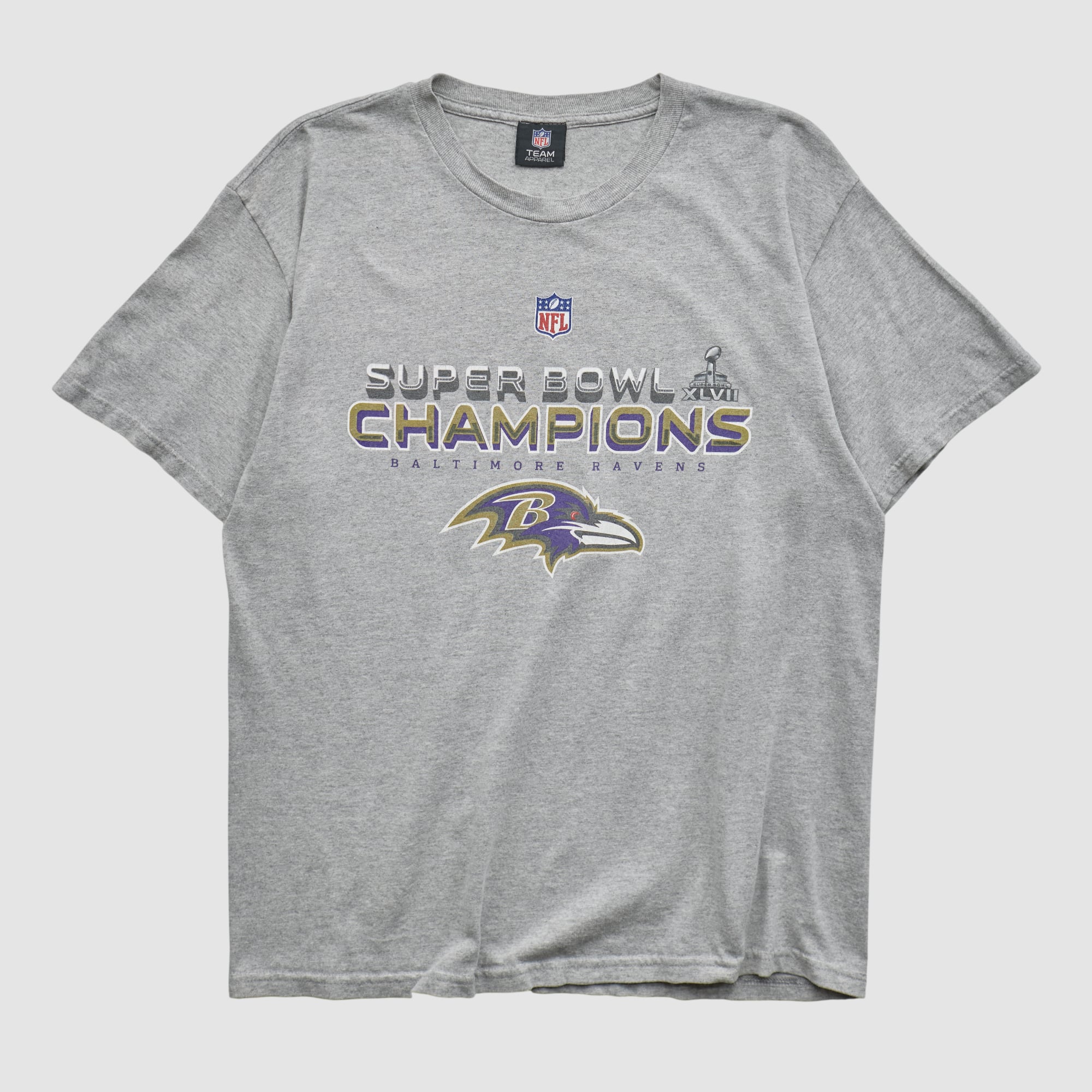 Baltimore Ravens NFL 2010s T-shirt - Heather Gray - S