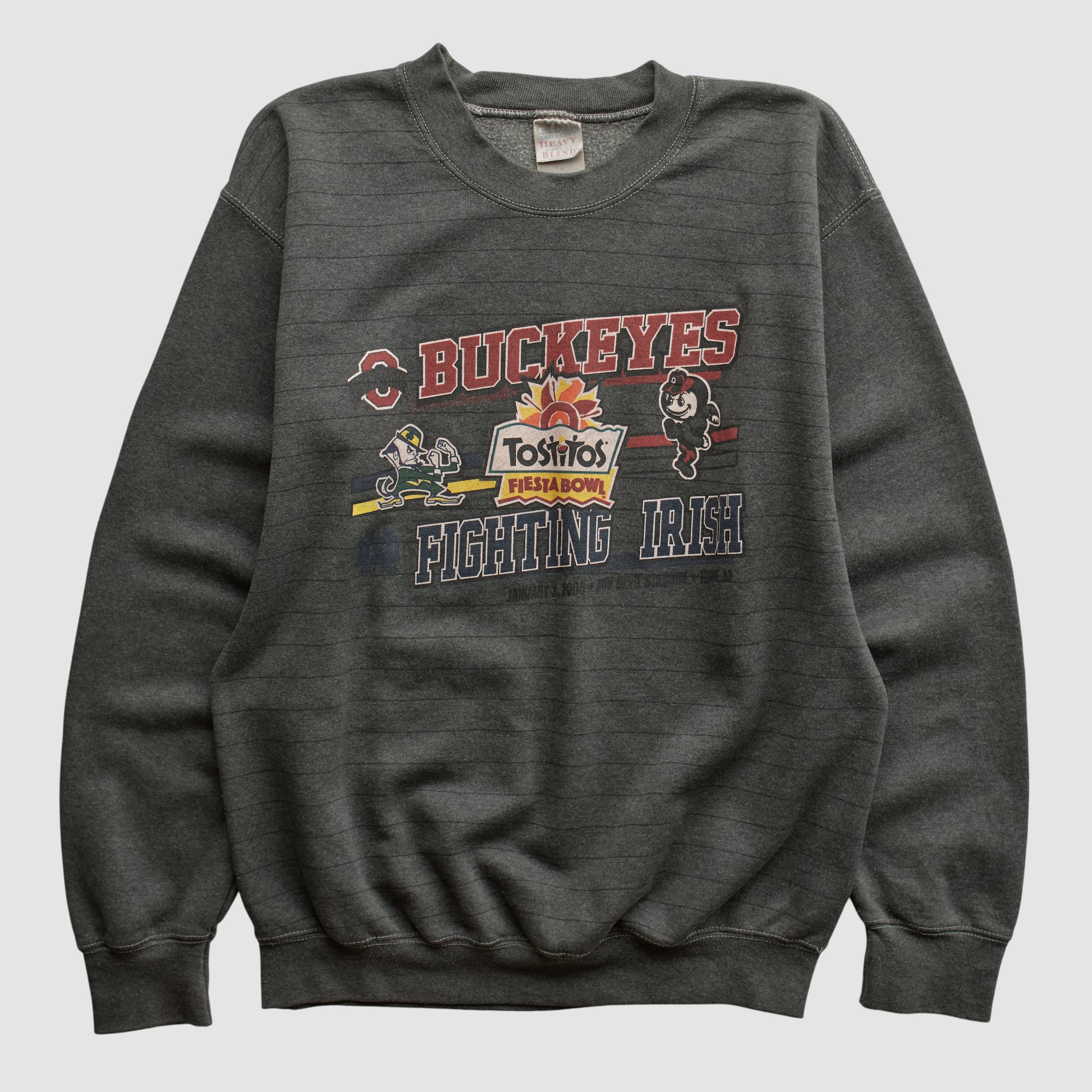 Ohio State Buckeyes Gildan 2000s Pullover Sweatshirt - Charcoal - XXS