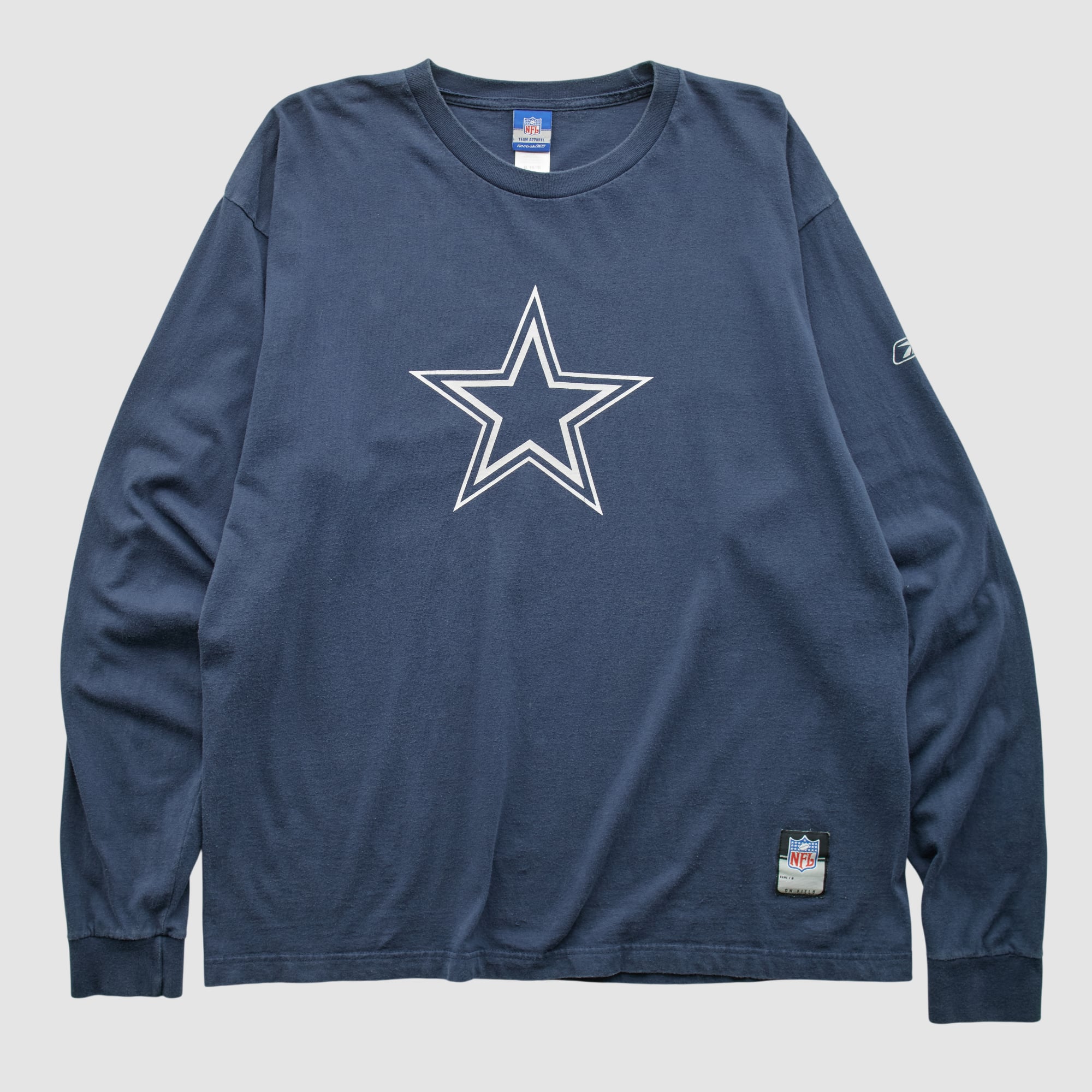 Dallas Cowboys NFL 2000s Long Sleeve T-shirt - Navy - XL