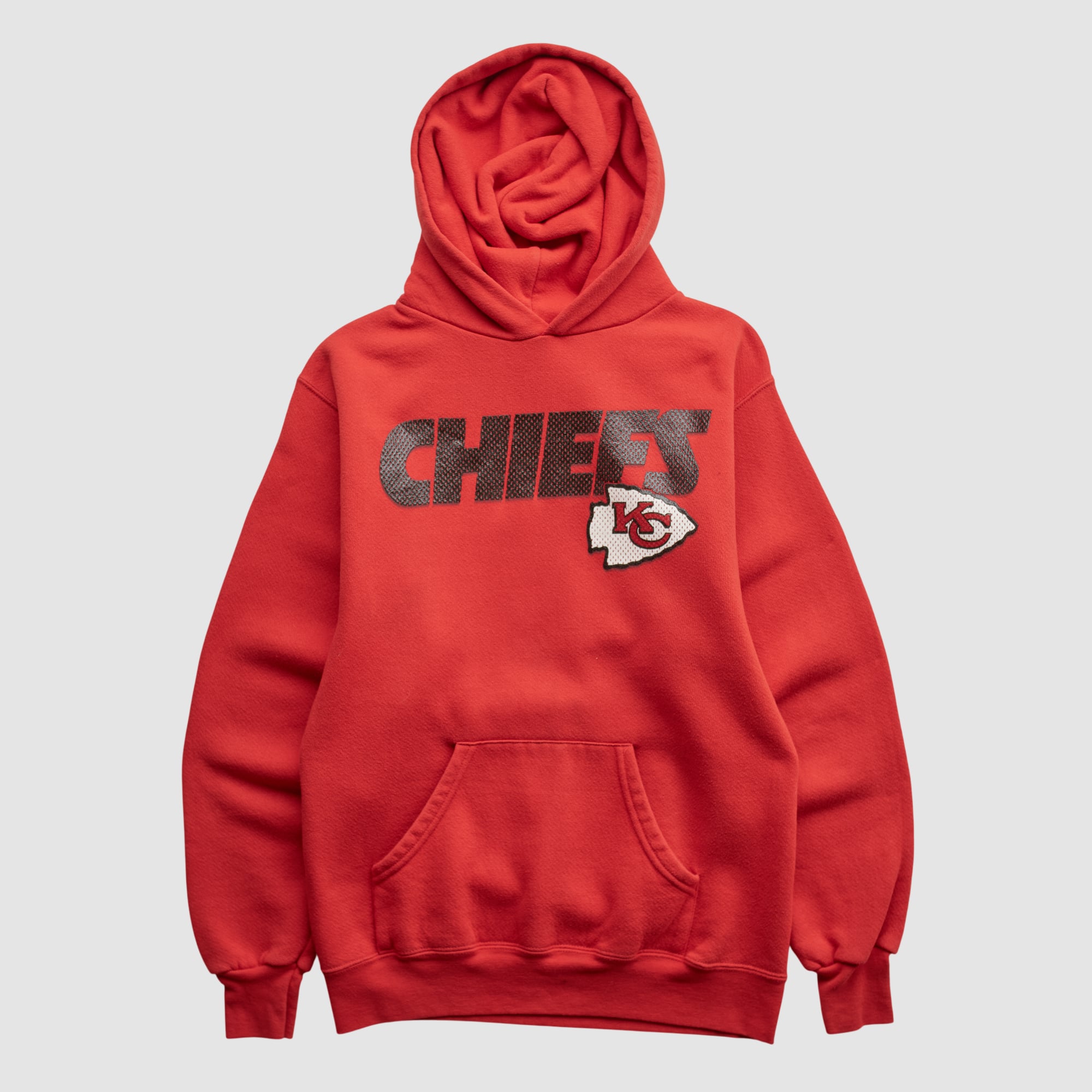 Kansas City Chiefs NFL 2000s Hooded Pullover Sweatshirt - Red - XXS
