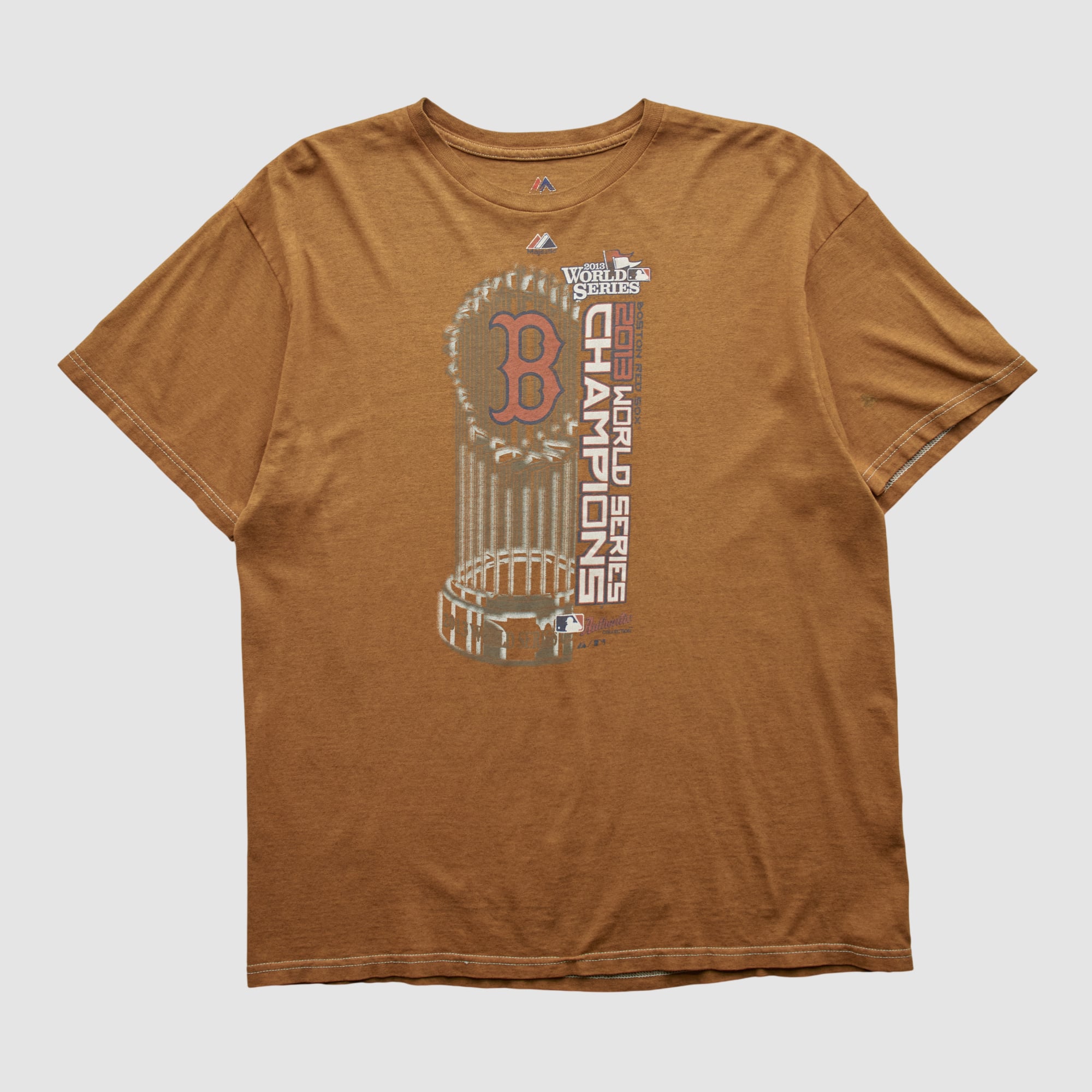 Boston Red Sox Majestic 2013 T-shirt - Clay - M