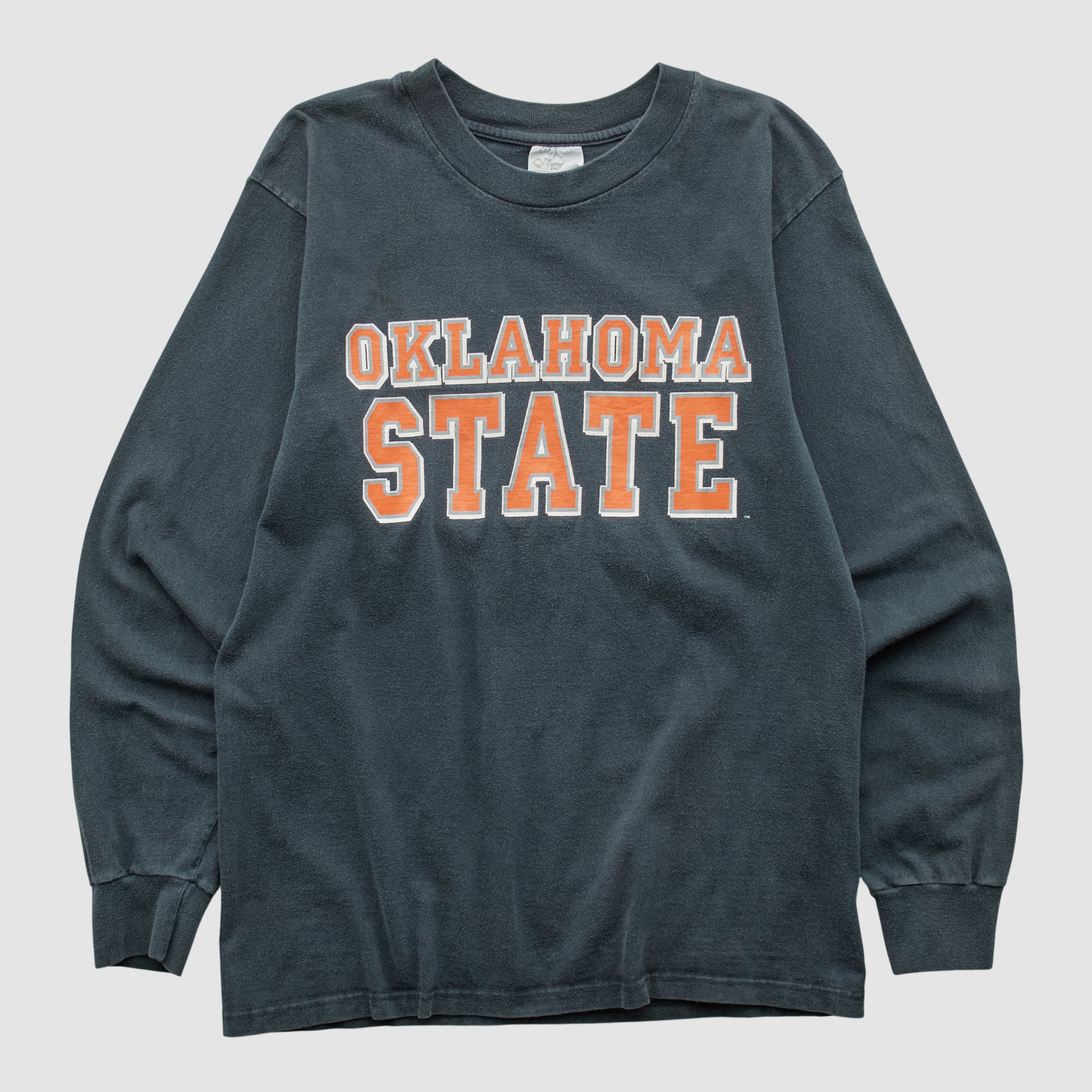 Oklahoma State Cowboys Cotton Exchange 2000s Long Sleeve T-shirt - Black - S