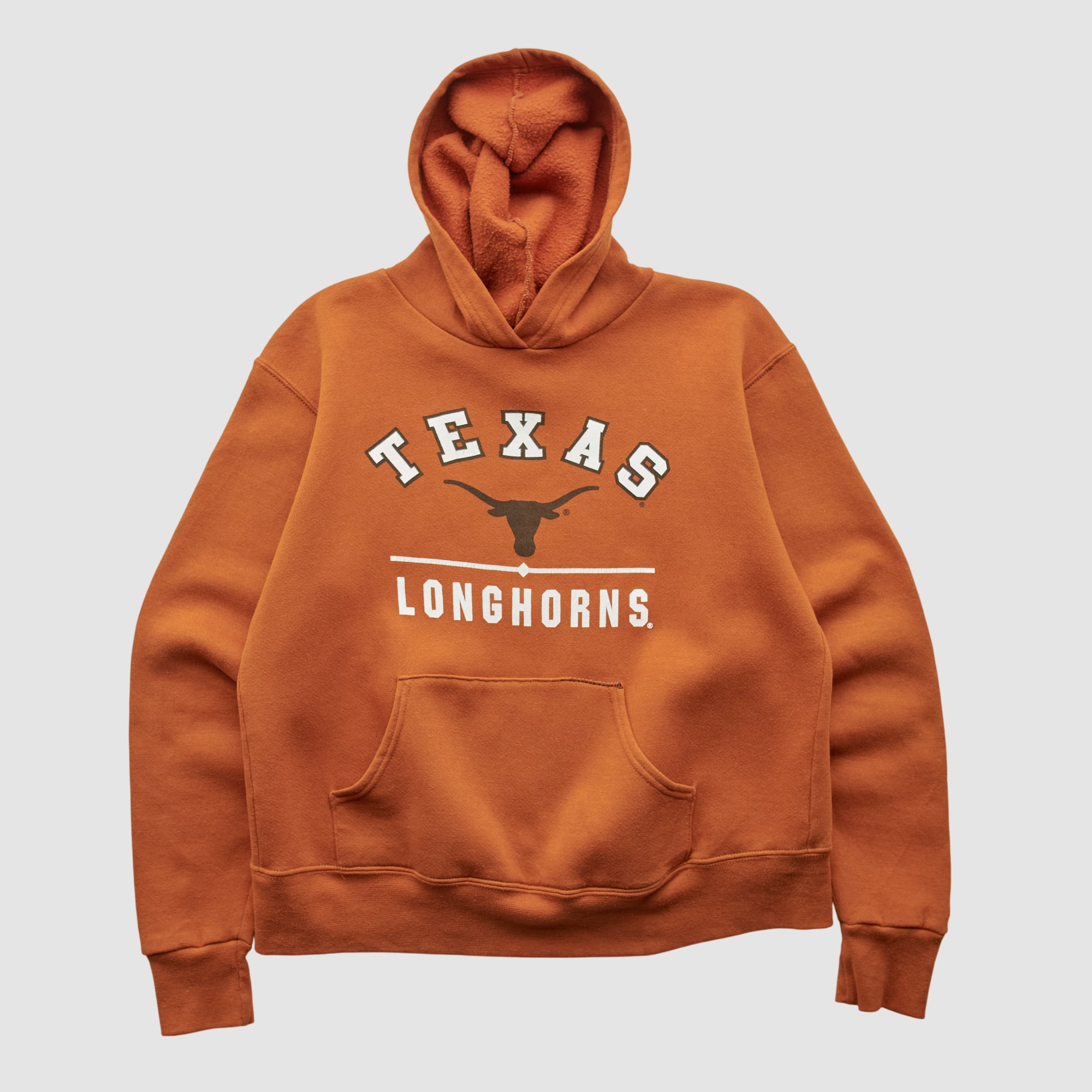 Texas Longhorns Russell 2010s Hooded Pullover Sweatshirt - Orange - XS