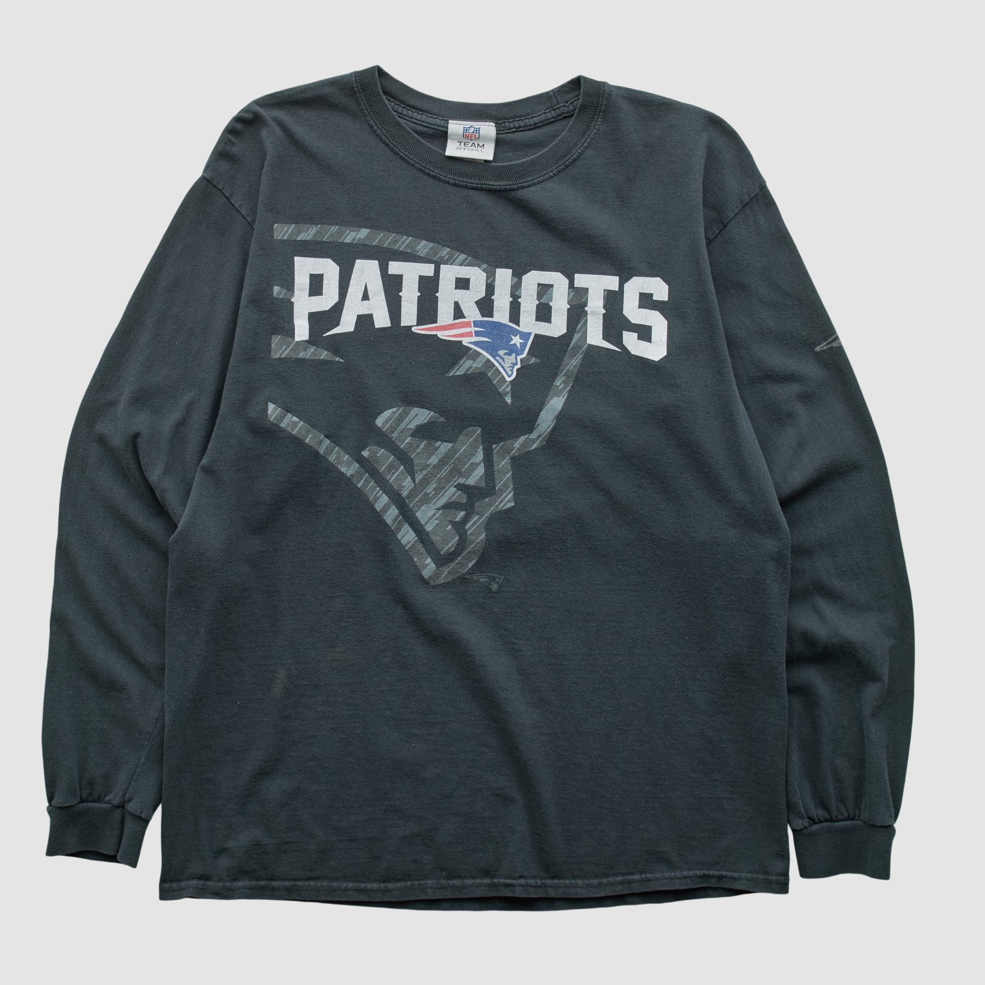 New England Patriots NFL 2010s Long Sleeve T-shirt - Black - S