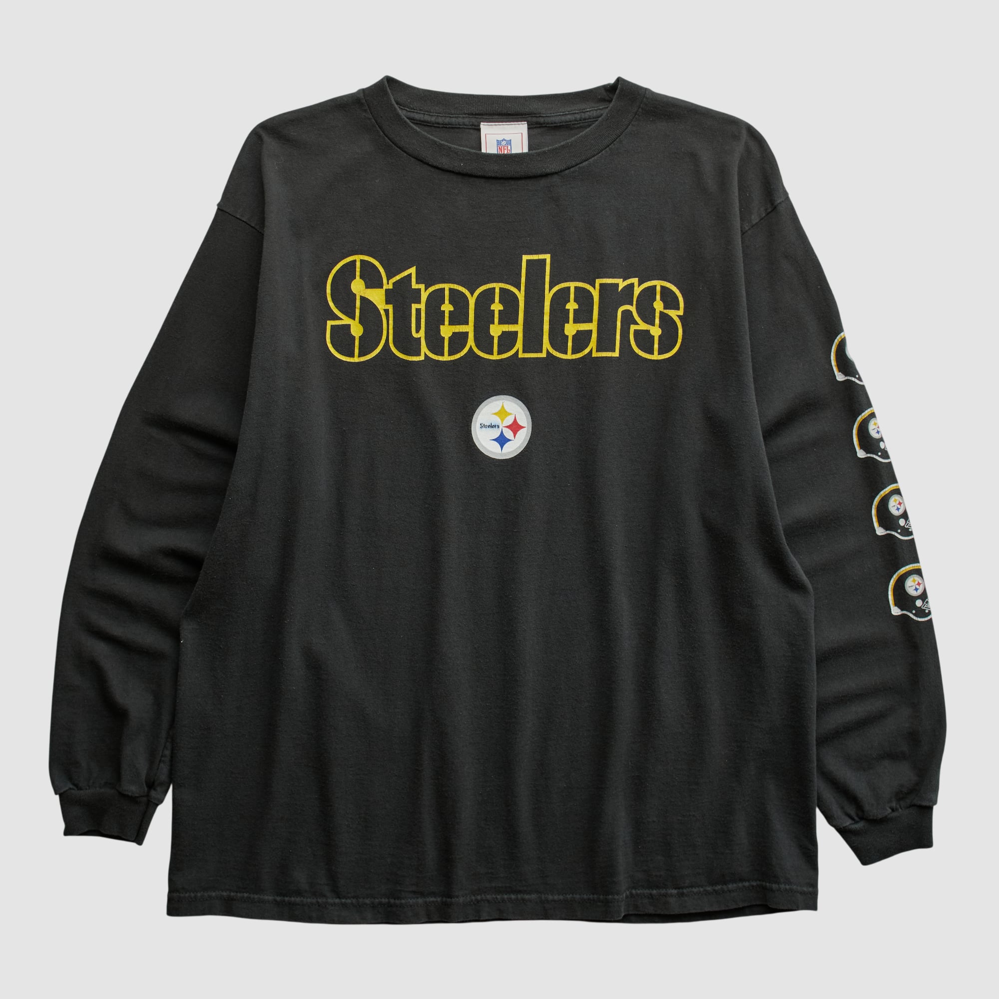 Pittsburgh Steelers NFL 2000s Long Sleeve T-shirt - Black - M