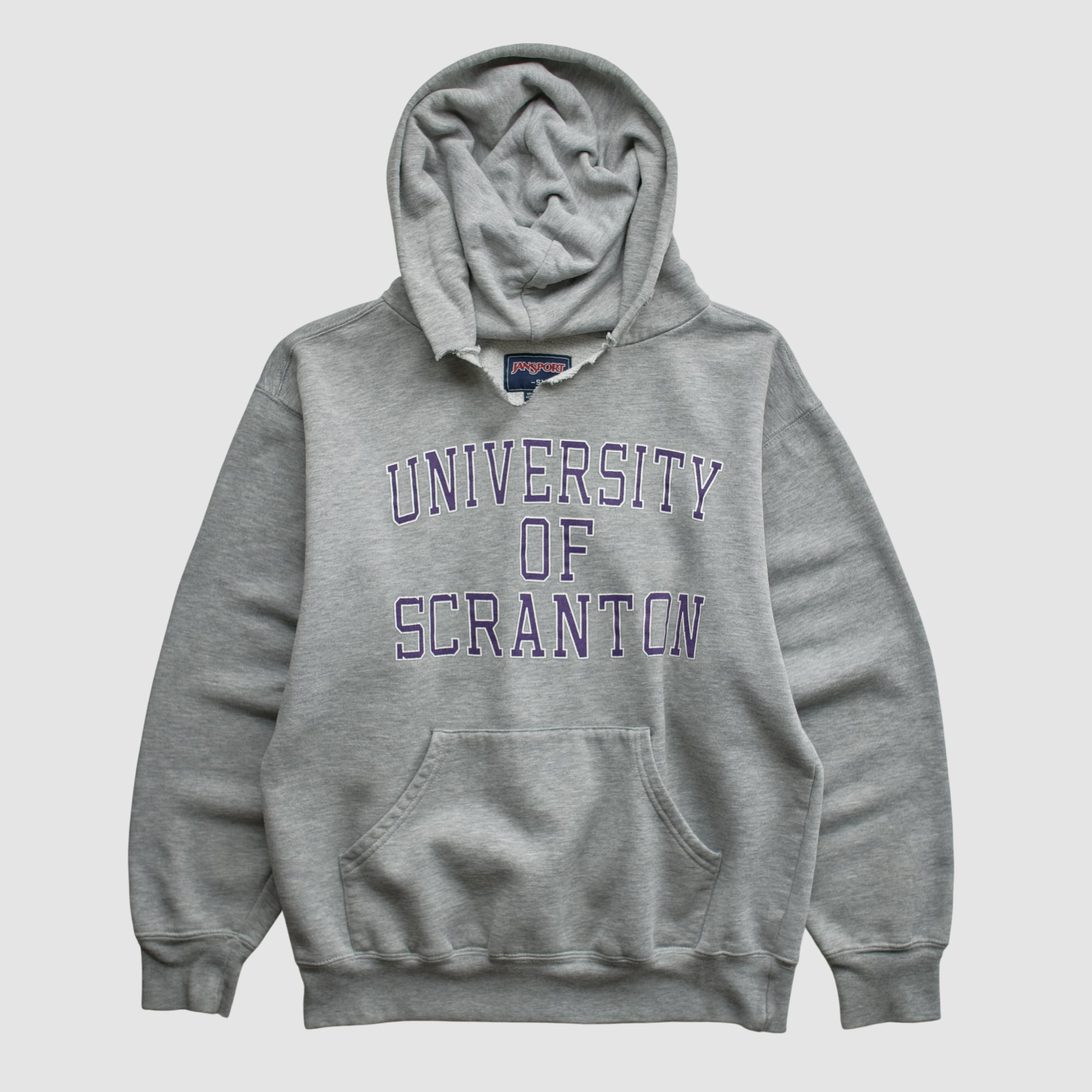 Scranton Royals Jansport 2000s Hooded Pullover Sweatshirt - Heather Gray - XS