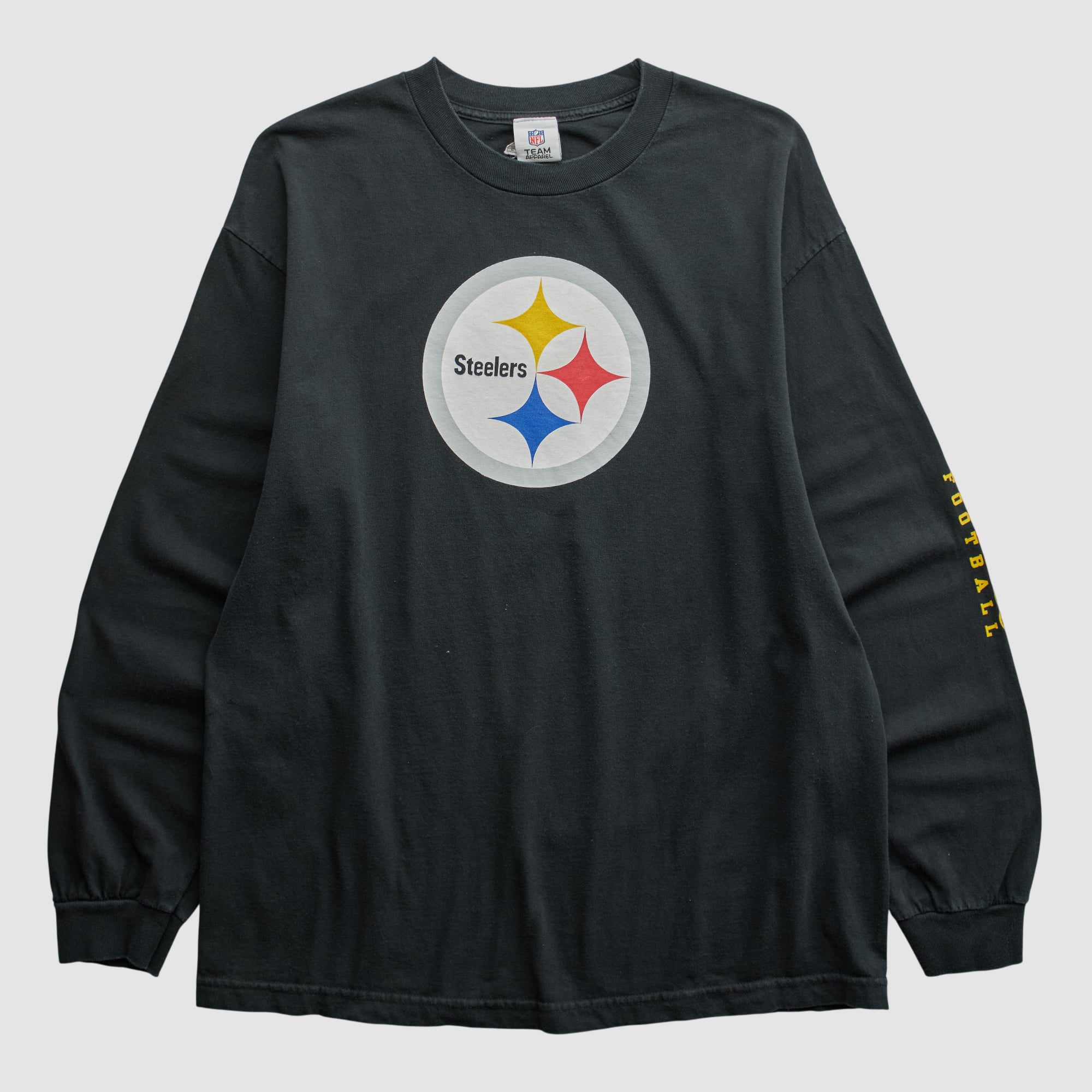 Pittsburgh Steelers NFL 2010s Long Sleeve T-shirt - Black - L