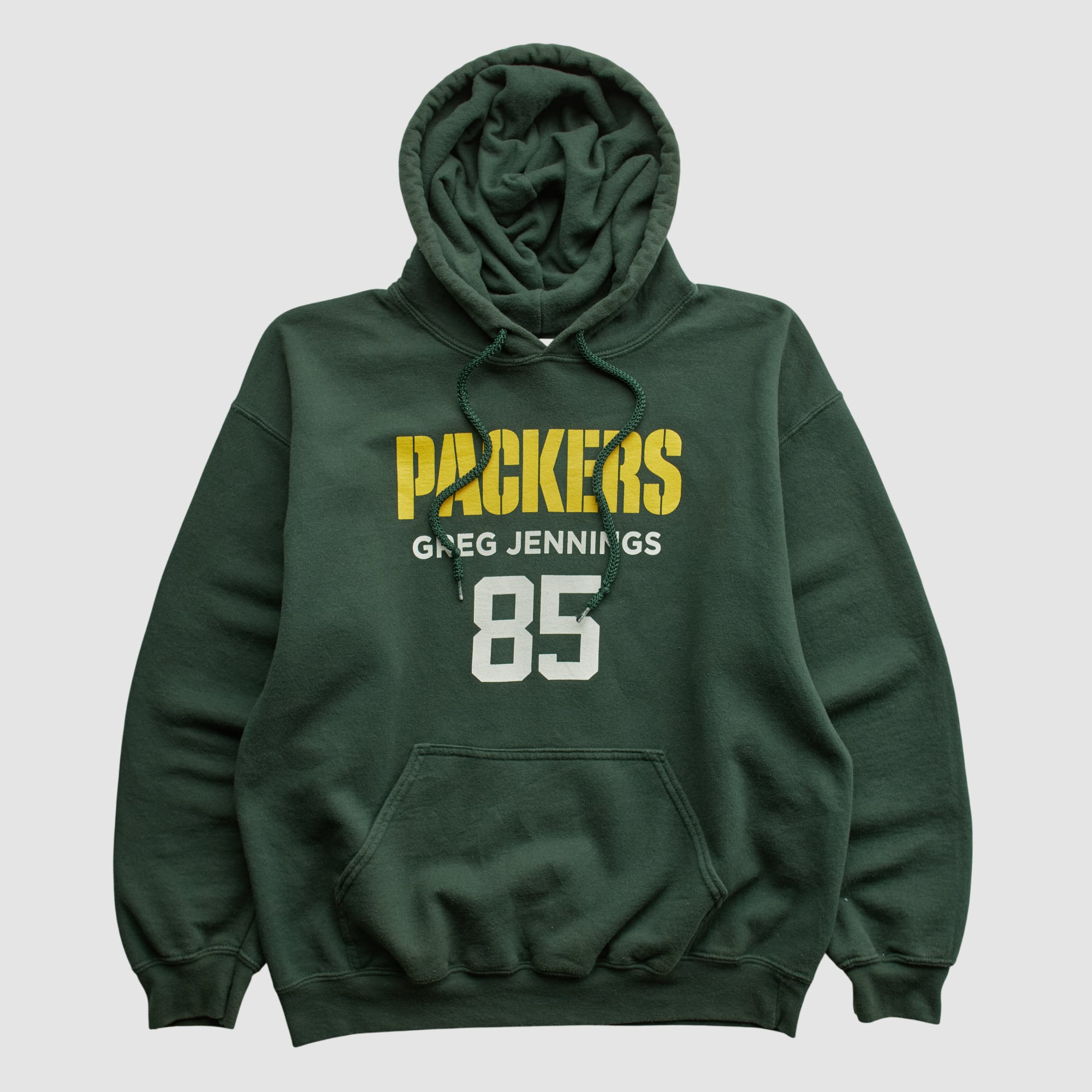 Greg Jennings NFL 2010s Hooded Pullover Sweatshirt - Green - S