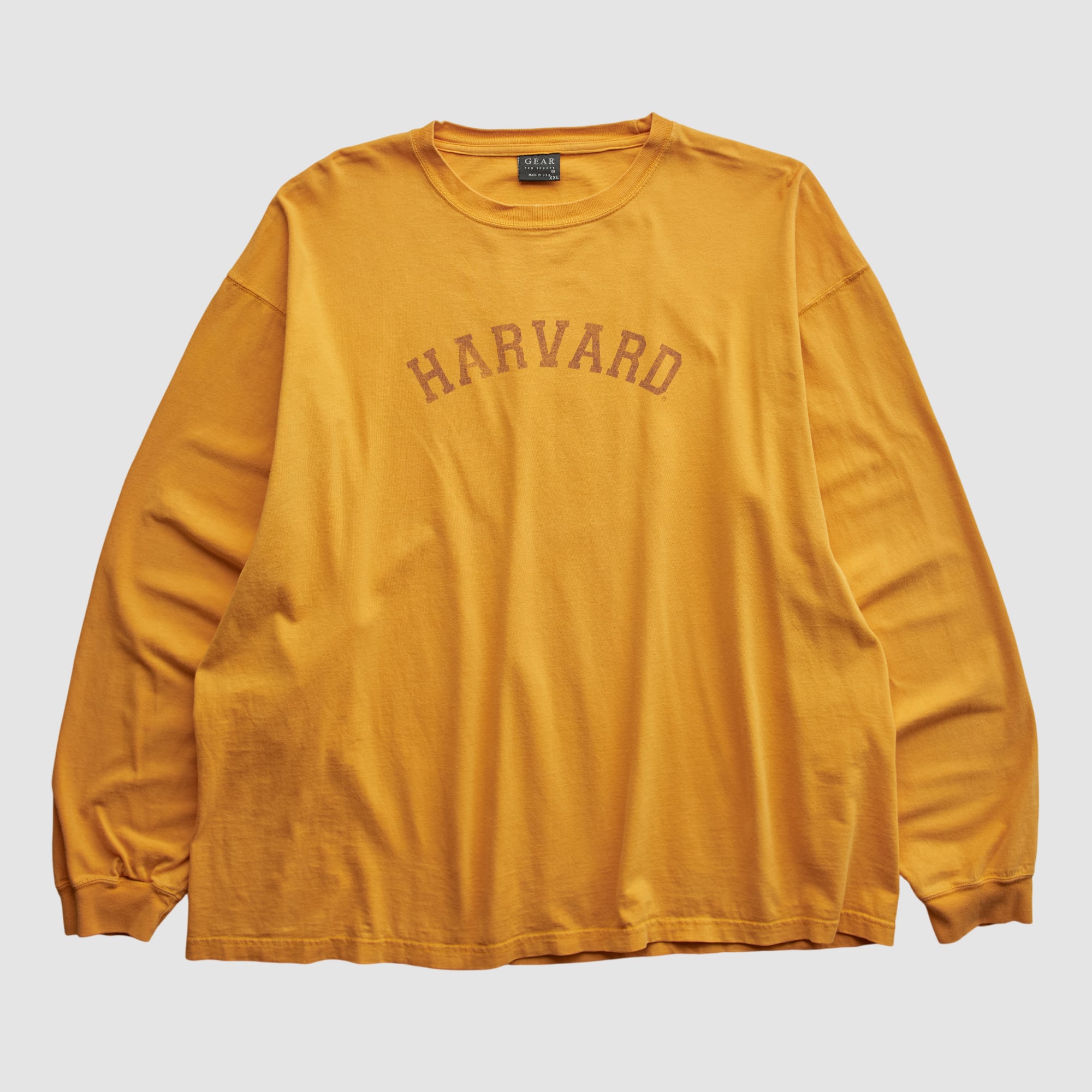 Harvard Crimson Gear For Sports 2000s Long Sleeve T-shirt - Yellow - 2XL