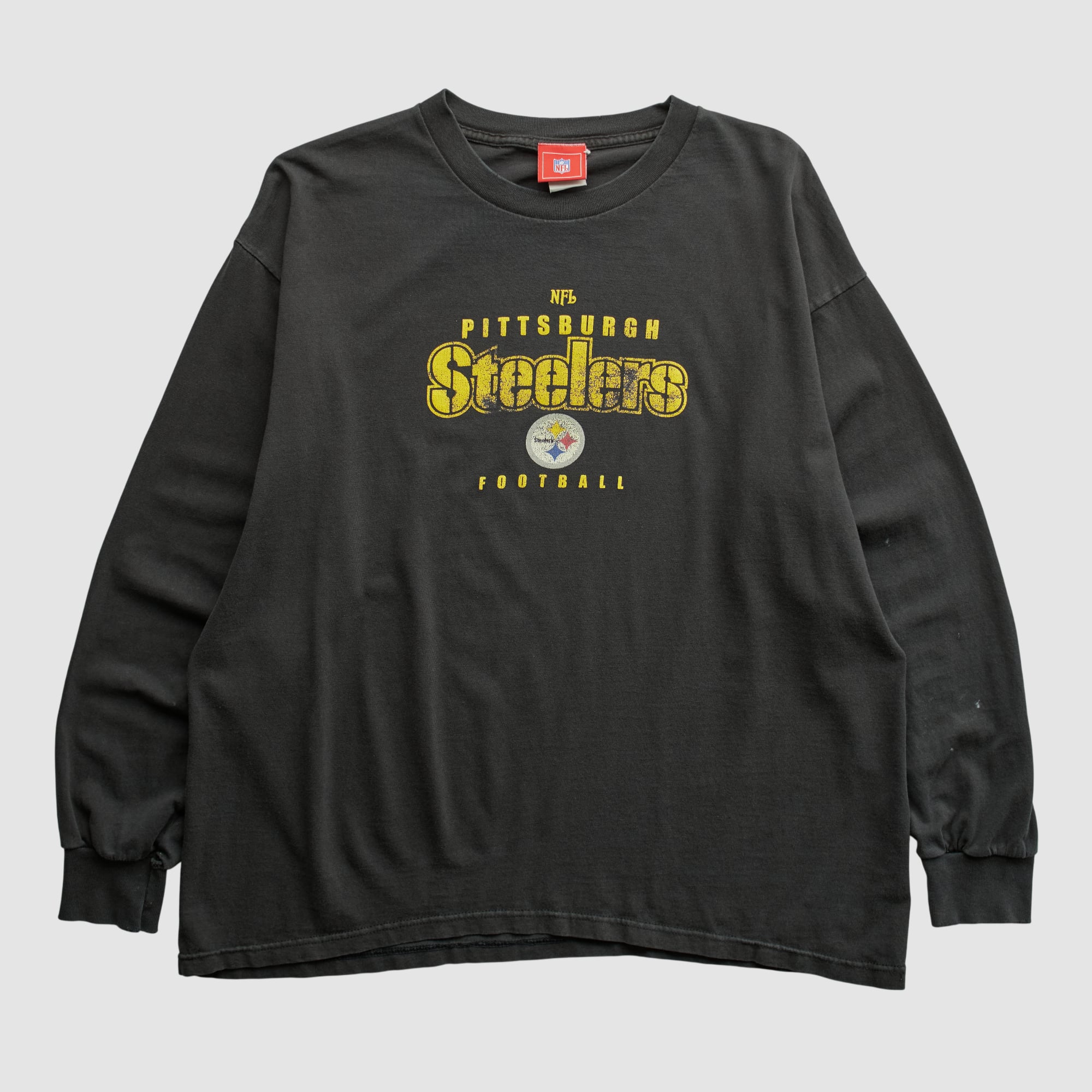 Pittsburgh Steelers NFL 2000s Long Sleeve T-shirt - Black - M