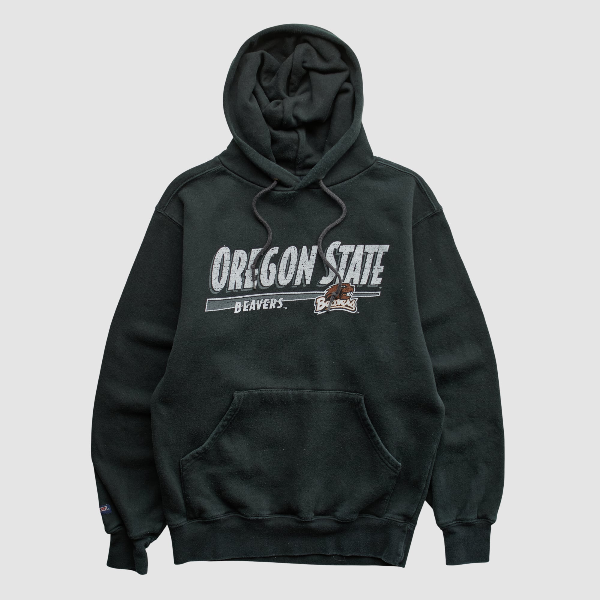 Oregon State Beavers Jansport 2000s Hooded Pullover Sweatshirt - Black - XS