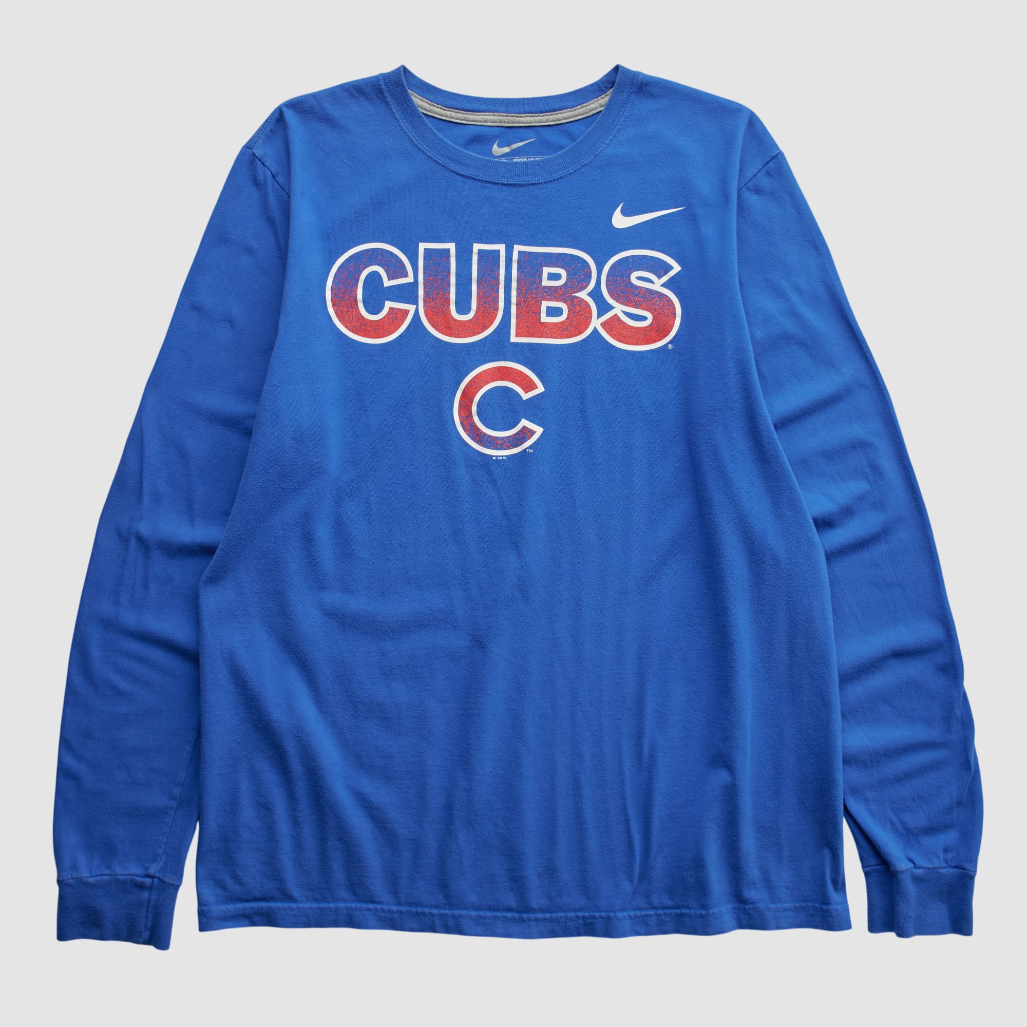 Chicago Cubs Nike 2010s Long Sleeve T-shirt - Blue - M