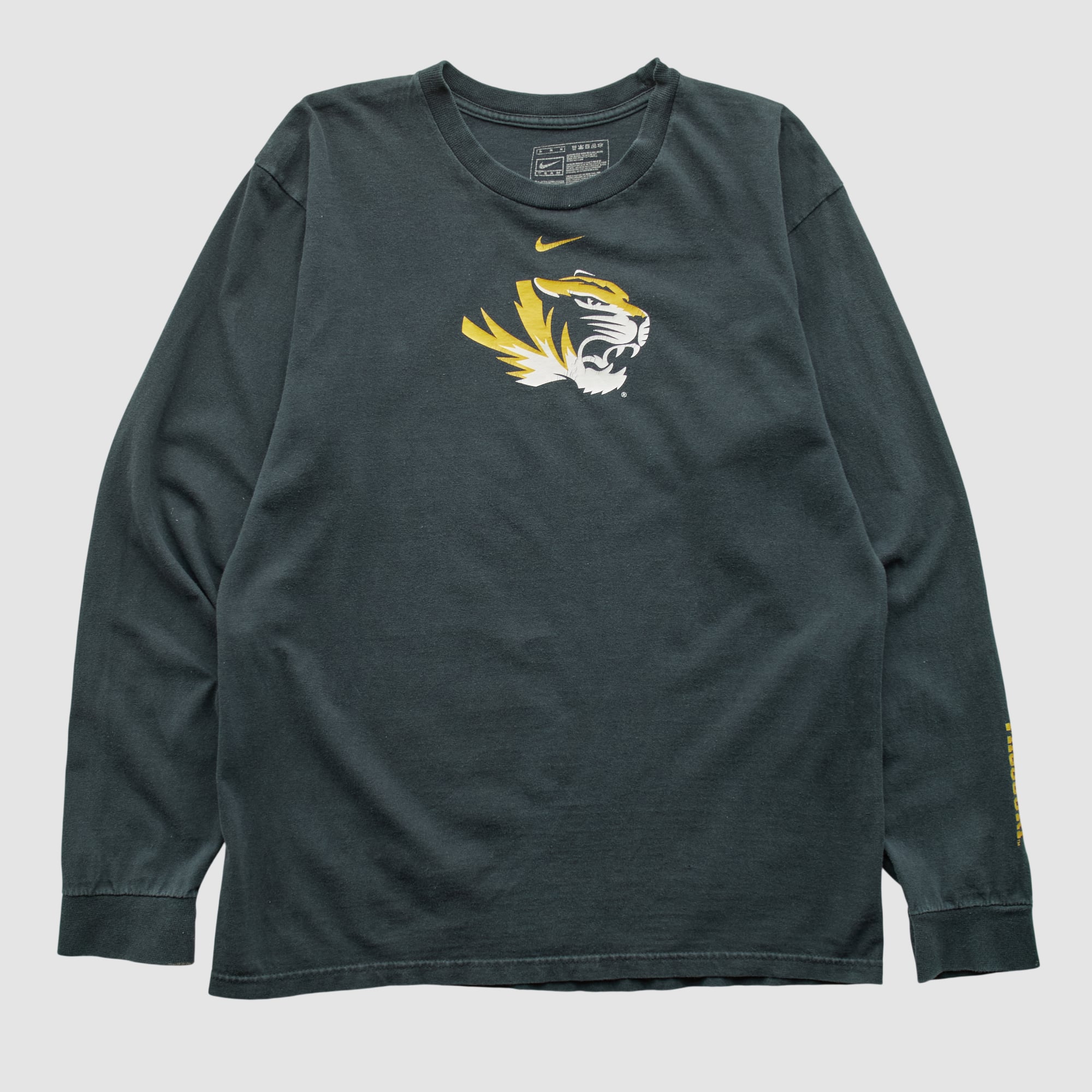 Missouri Tigers Nike 2000s Long Sleeve T-shirt - Black - S