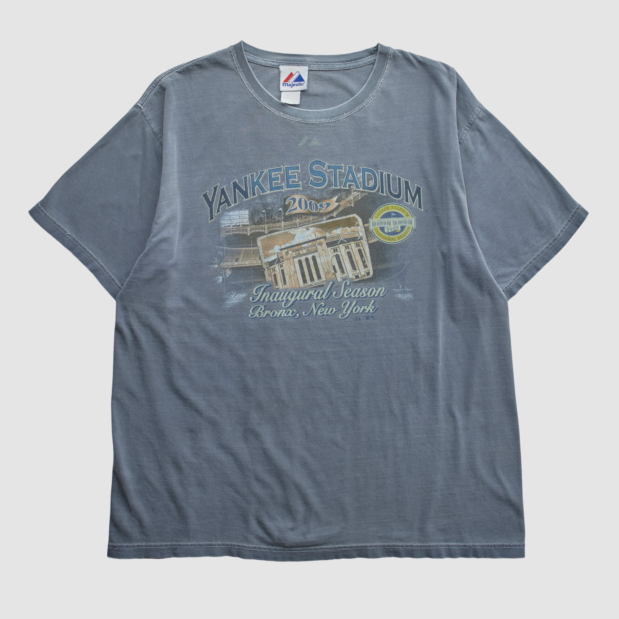 New York Yankees Majestic 2009 T-shirt - Gray - M