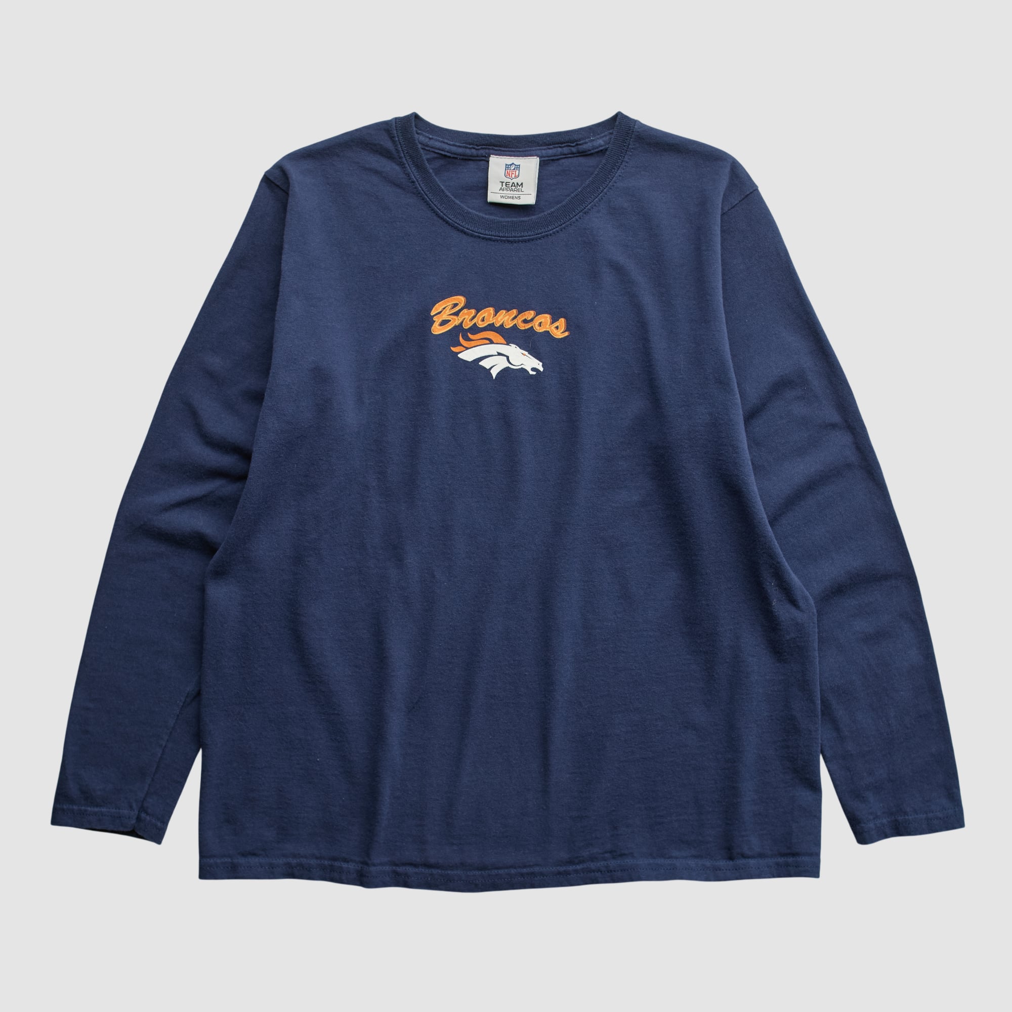 Denver Broncos NFL 2010s Long Sleeve T-shirt - Navy - S