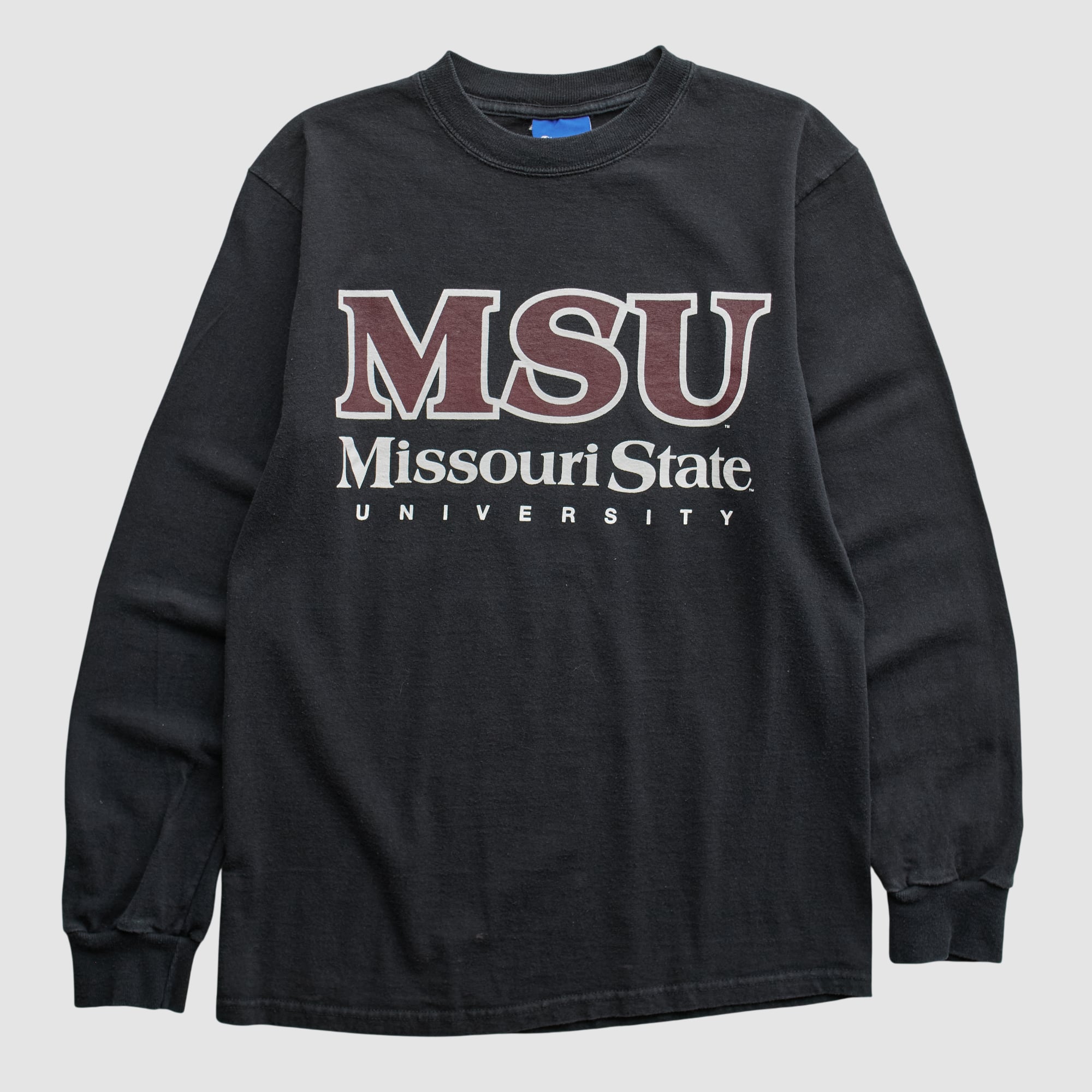 Missouri State University Bears Champion 2000s Long Sleeve T-shirt - Black - S