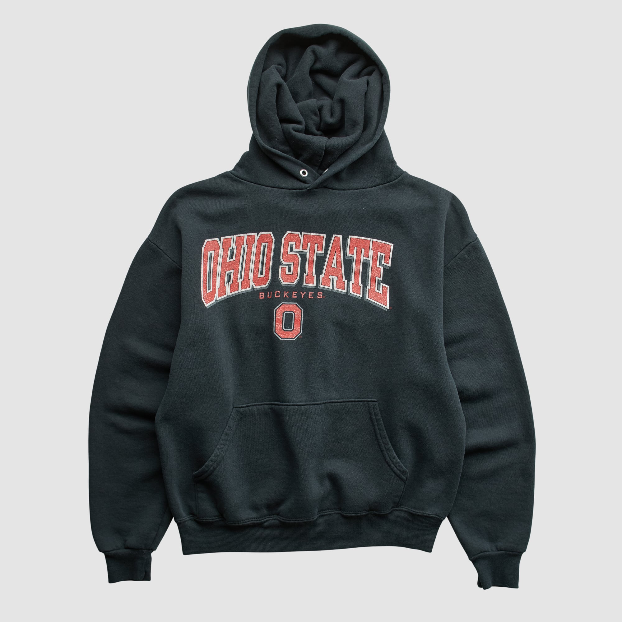Ohio State Buckeyes Jerzees 2000s Hooded Pullover Sweatshirt - Black - XS