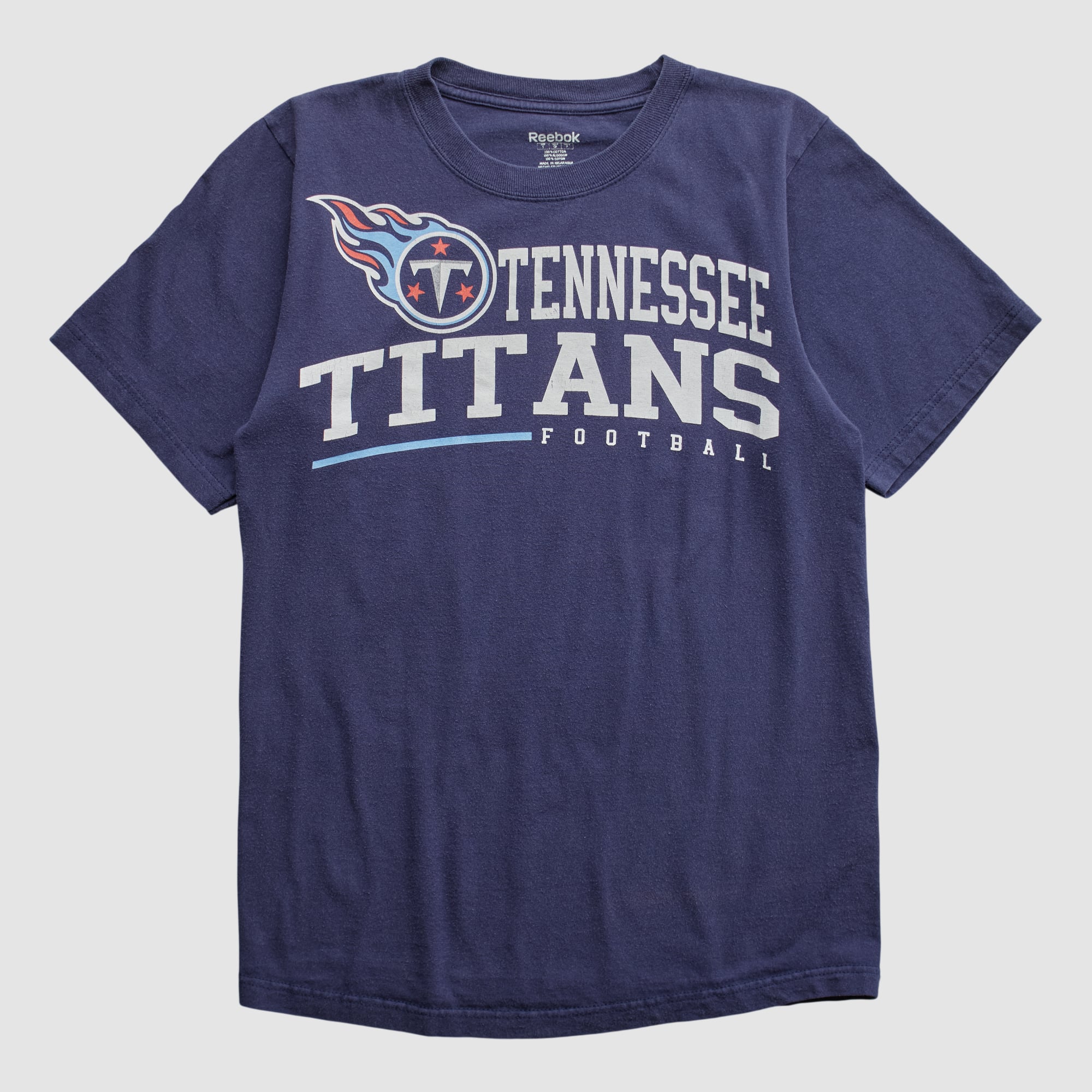 Tennessee Titans Reebok 2000s T-shirt - Navy - XS