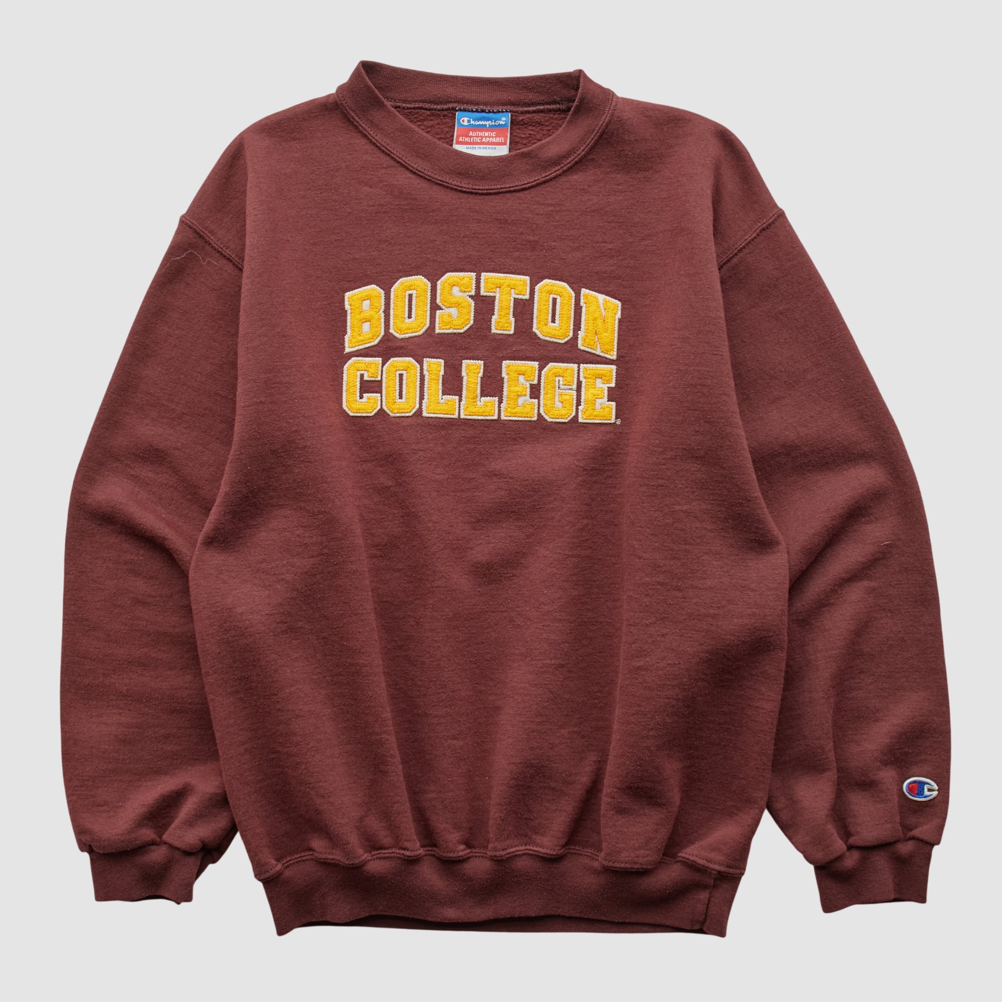 Boston College Eagles Champion 2000s Pullover Sweatshirt - Maroon - XXS