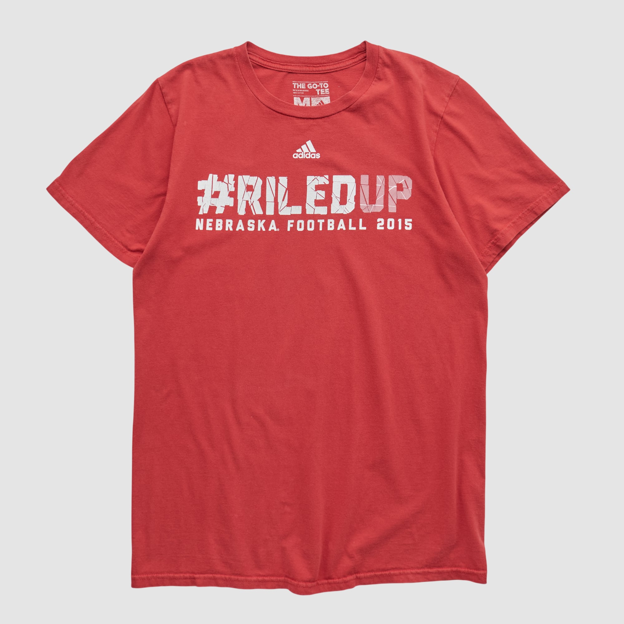 Nebraska Huskers Adidas 2015 T-shirt - Red - S