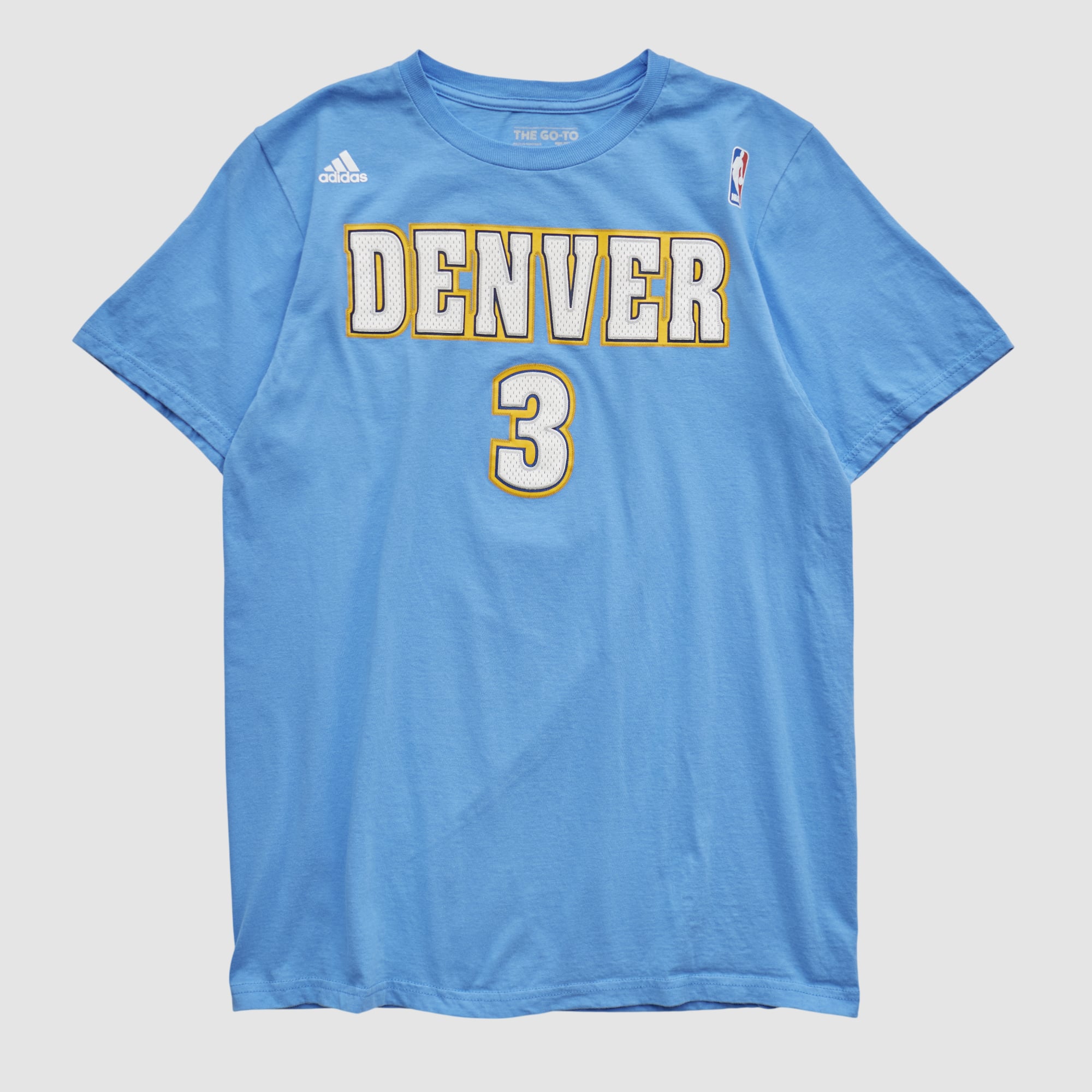 Denver Nuggets Adidas 2010s T-shirt - Blue - S