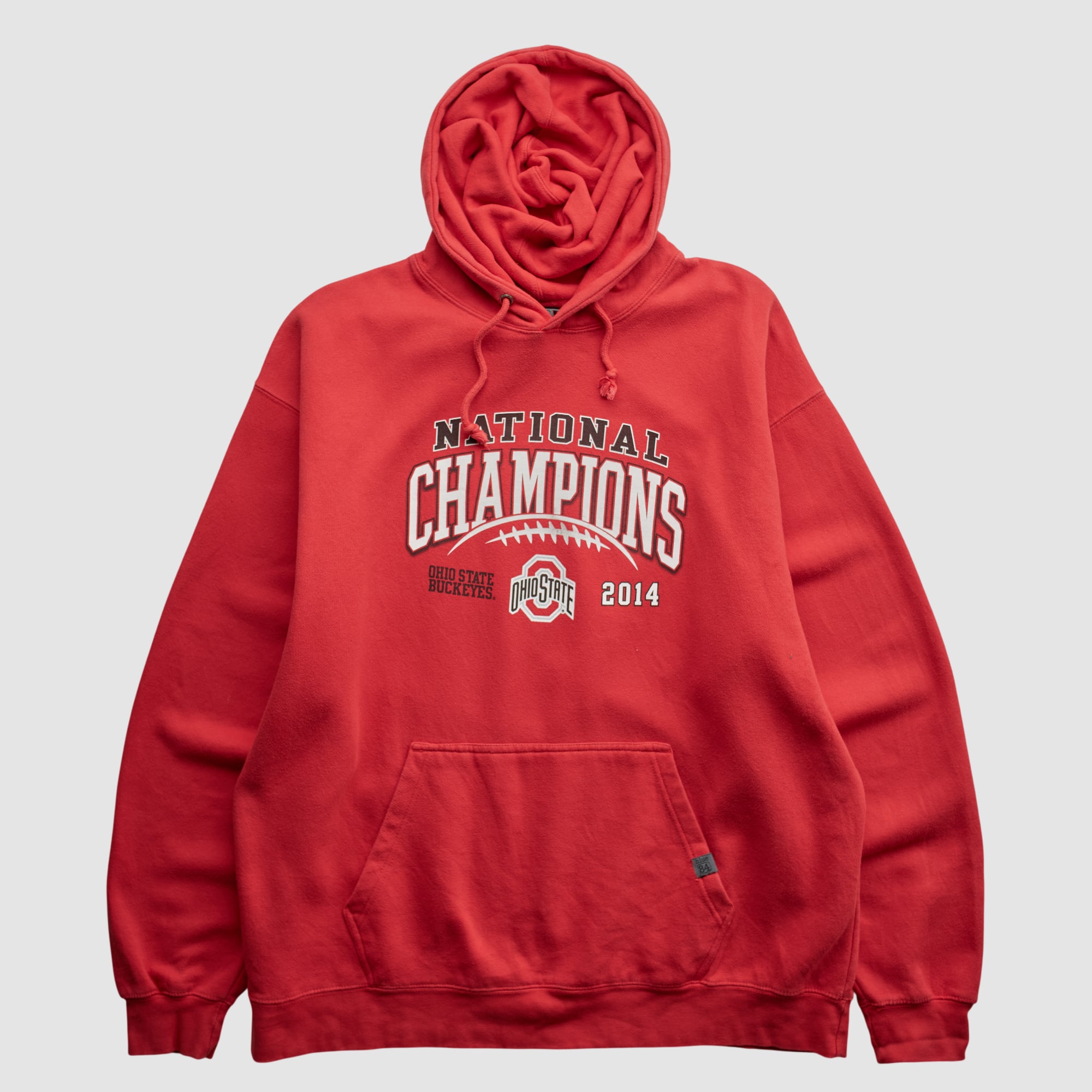 Ohio State Buckeyes Blue 84 2014 Hooded Pullover Sweatshirt - Red - 2XL