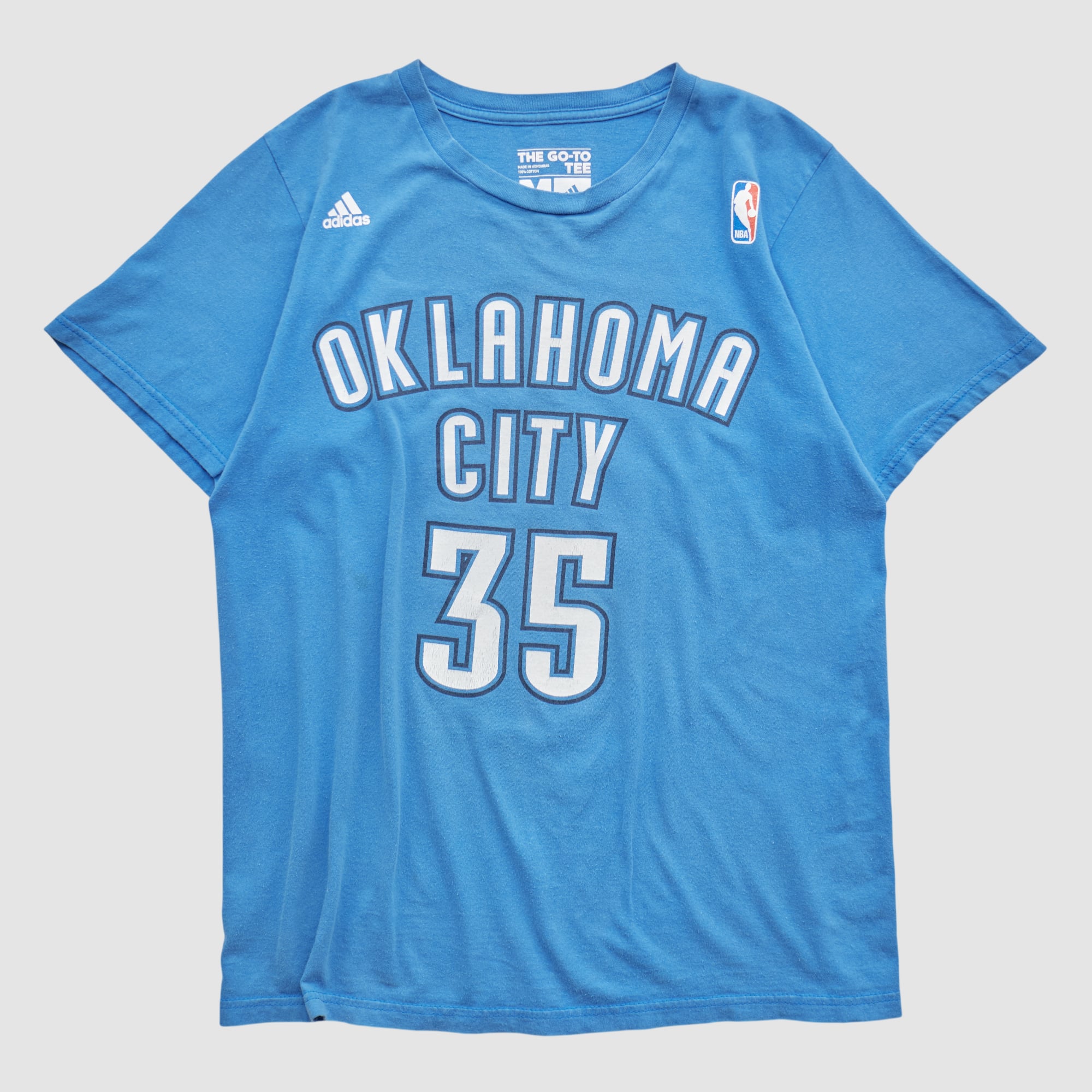 Oklahoma City Thunder Adidas 2010s T-shirt - Blue - XS