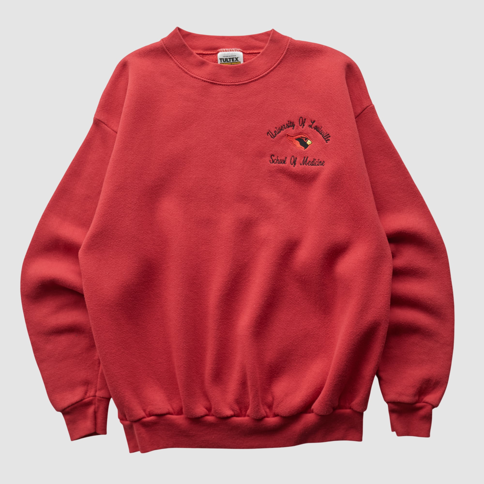 Louisville Cardinals Tultex 90s Pullover Sweatshirt - Red - XS