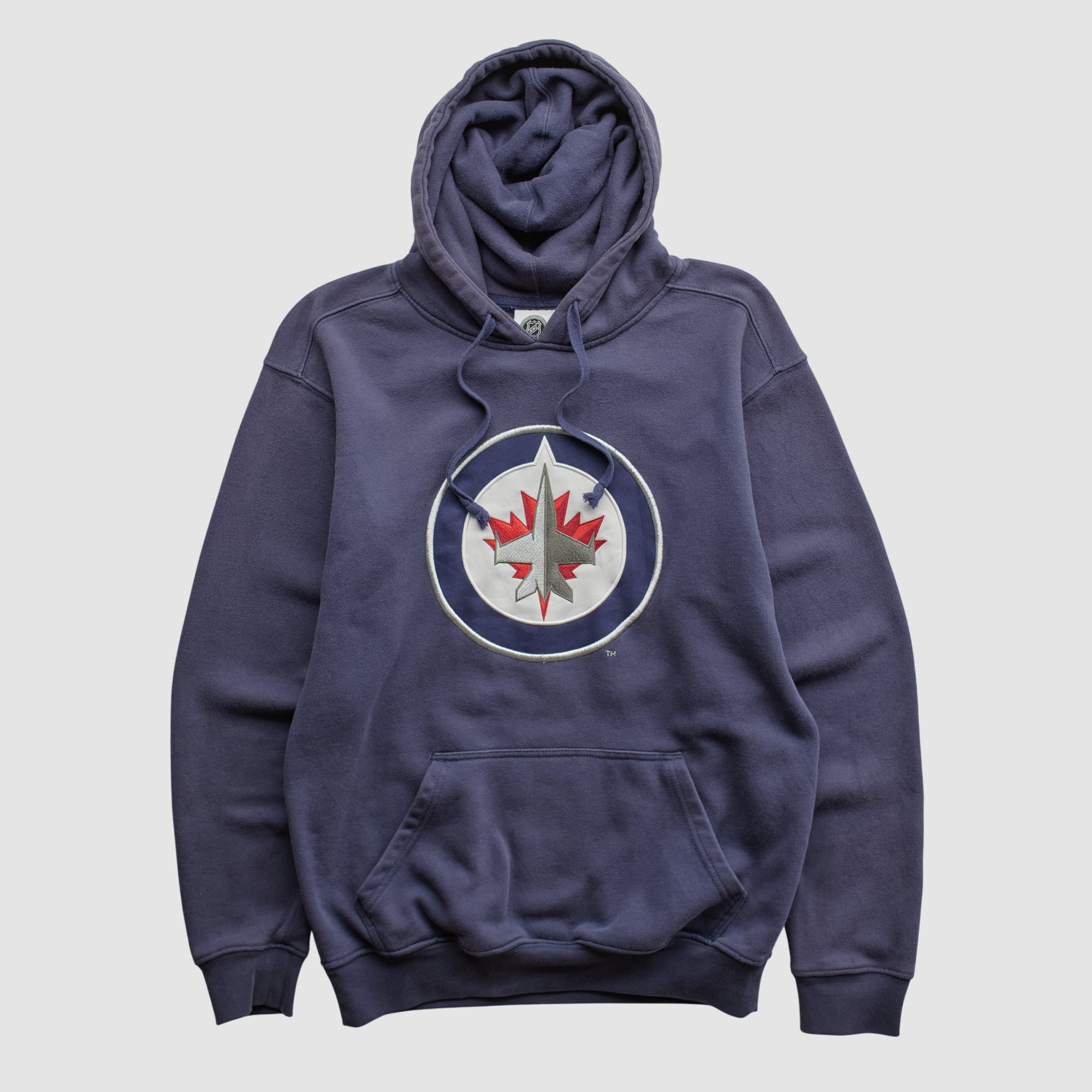 Winnipeg Jets NHL 2010s Hooded Pullover Sweatshirt - Navy - S