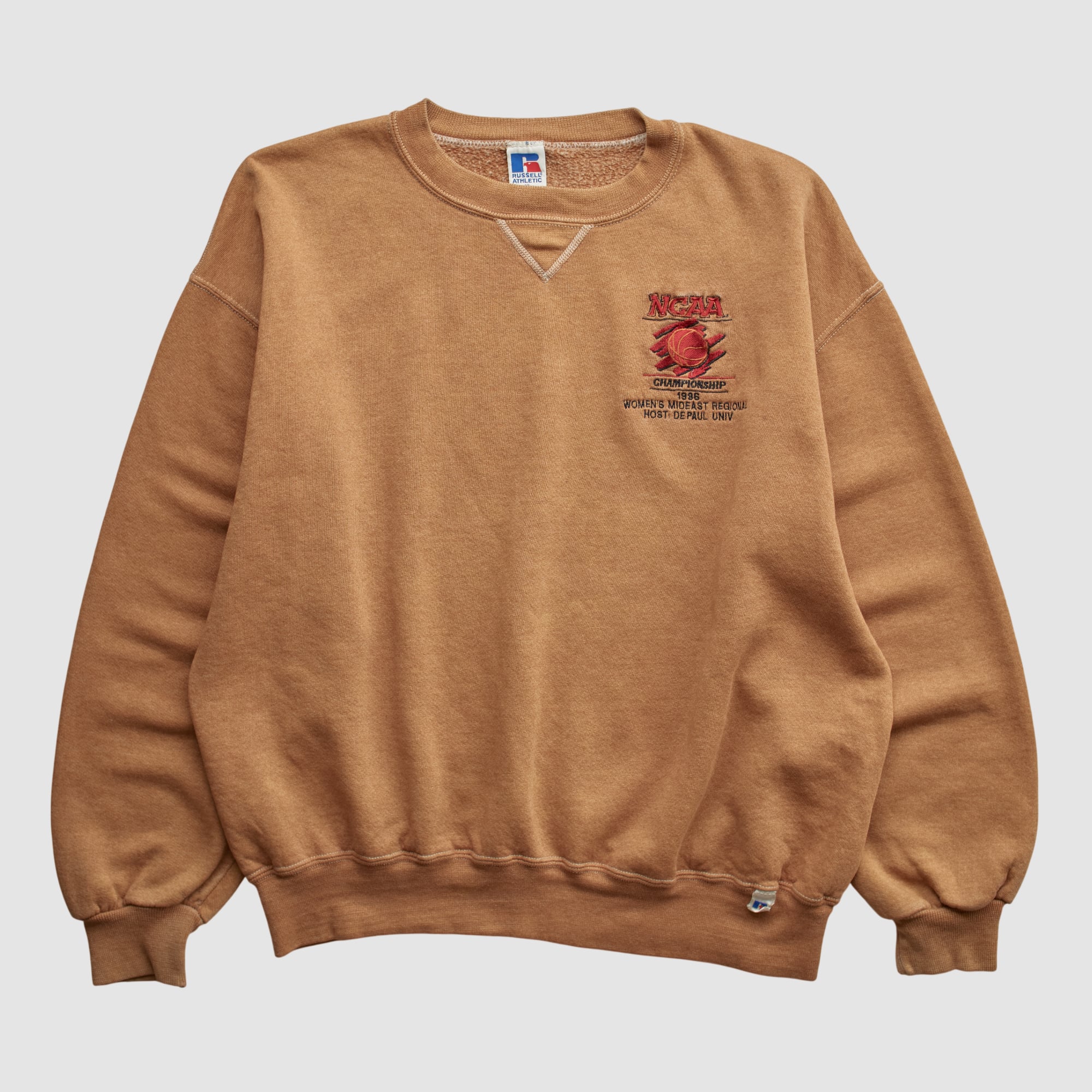 NCAA Women's Championship Russell 1996 Pullover Sweatshirt - Clay - M
