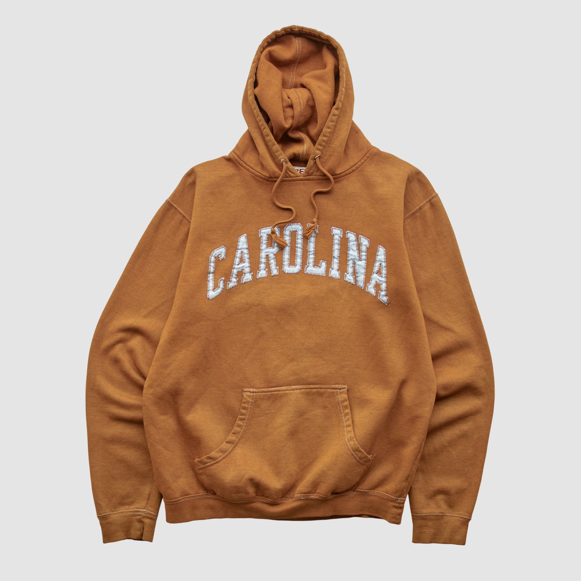North Carolina Tar Heels Red Oak 2010s Hooded Pullover Sweatshirt - Clay - XS