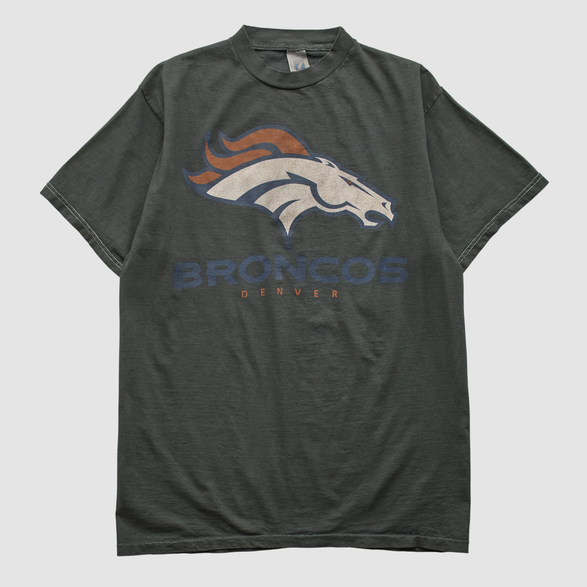 Denver Broncos Logo 7 2000s T-shirt - Black - M