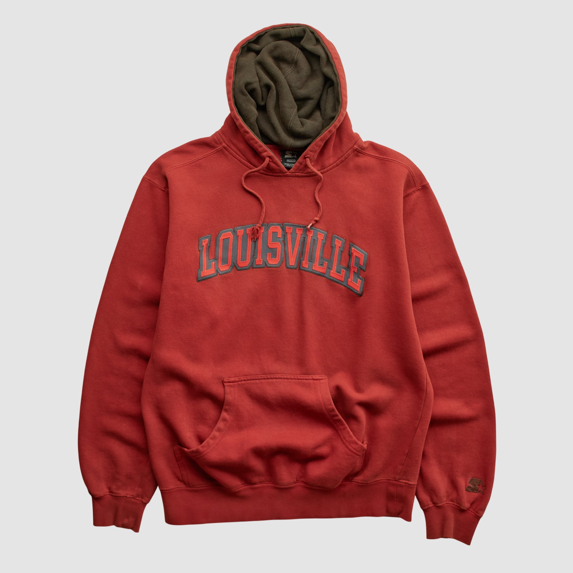 Louisville Cardinals Starter 2010s Hooded Pullover Sweatshirt - Red - S