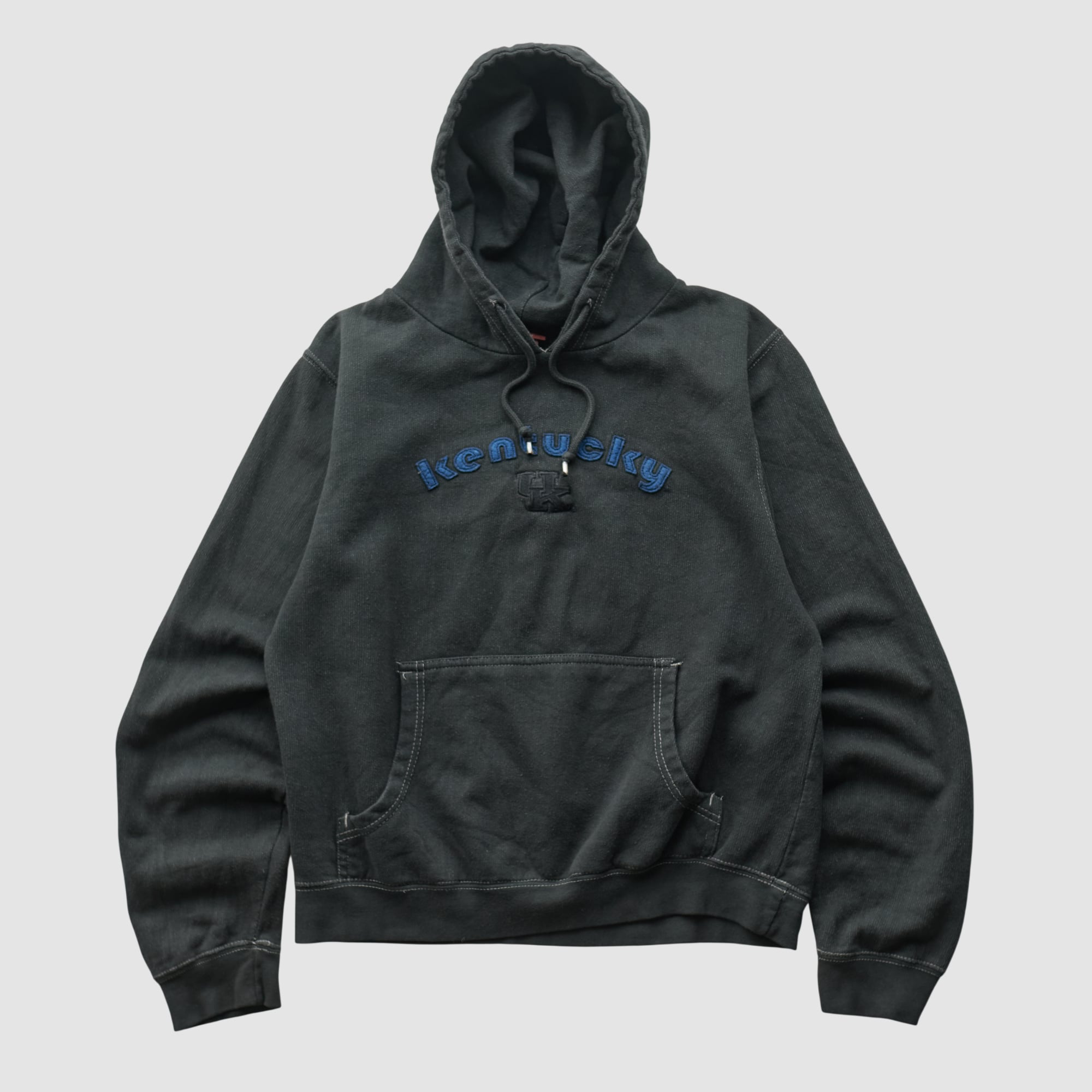 Kentucky Wildcats Red Oak 2000s Hooded Pullover Sweatshirt - Black - XXS