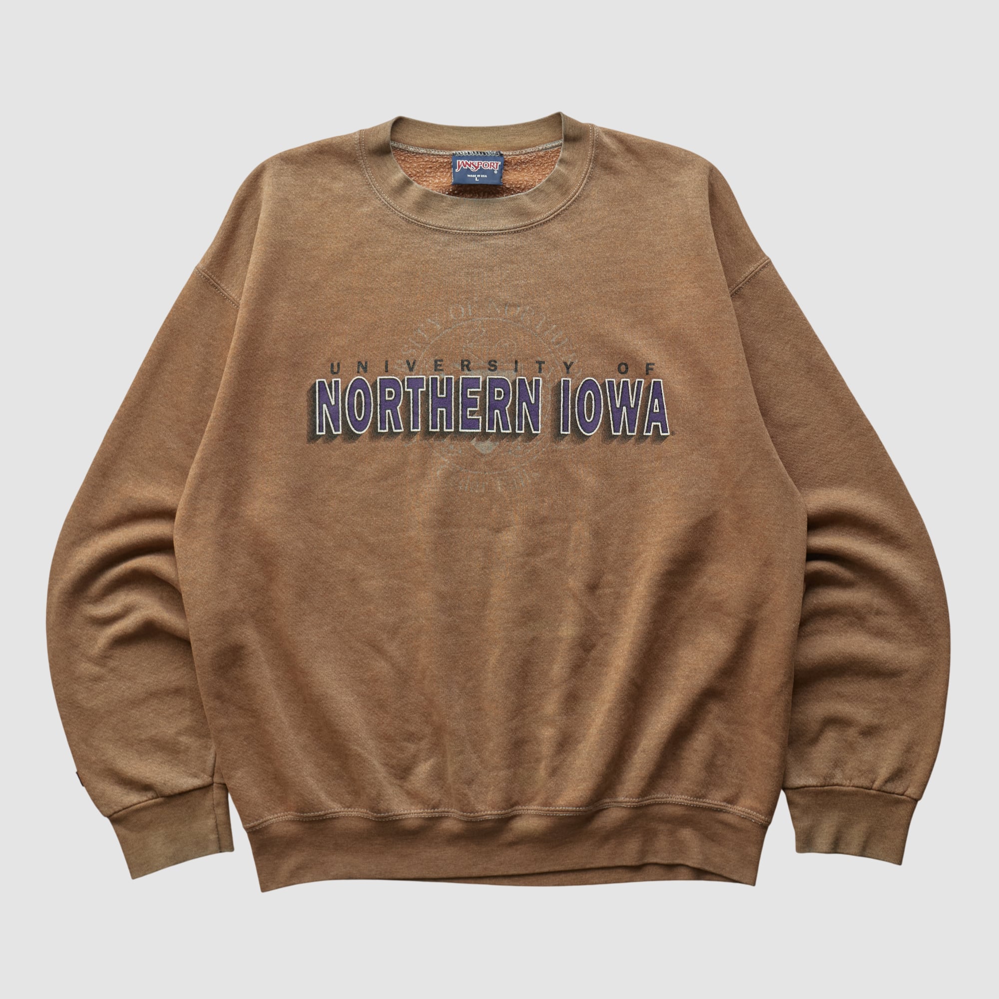 Northern Iowa Panthers Jansport 2000s Pullover Sweatshirt - Clay - M