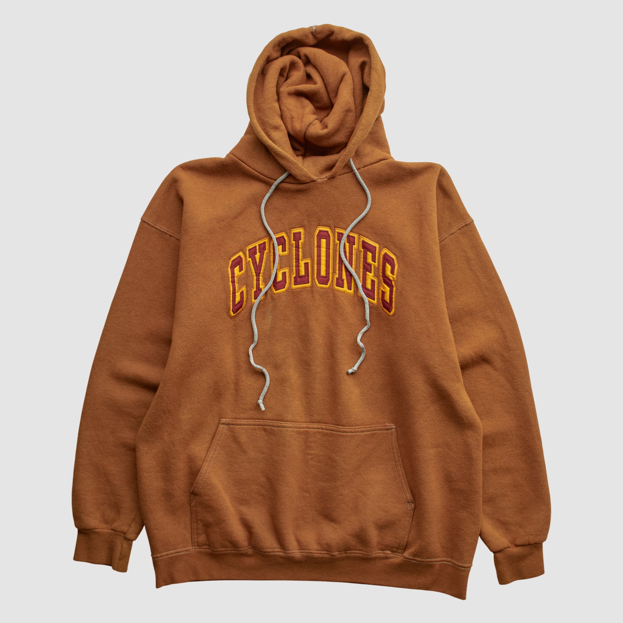 Iowa State Cyclones CI Apparel 2000s Hooded Pullover Sweatshirt - Clay - M