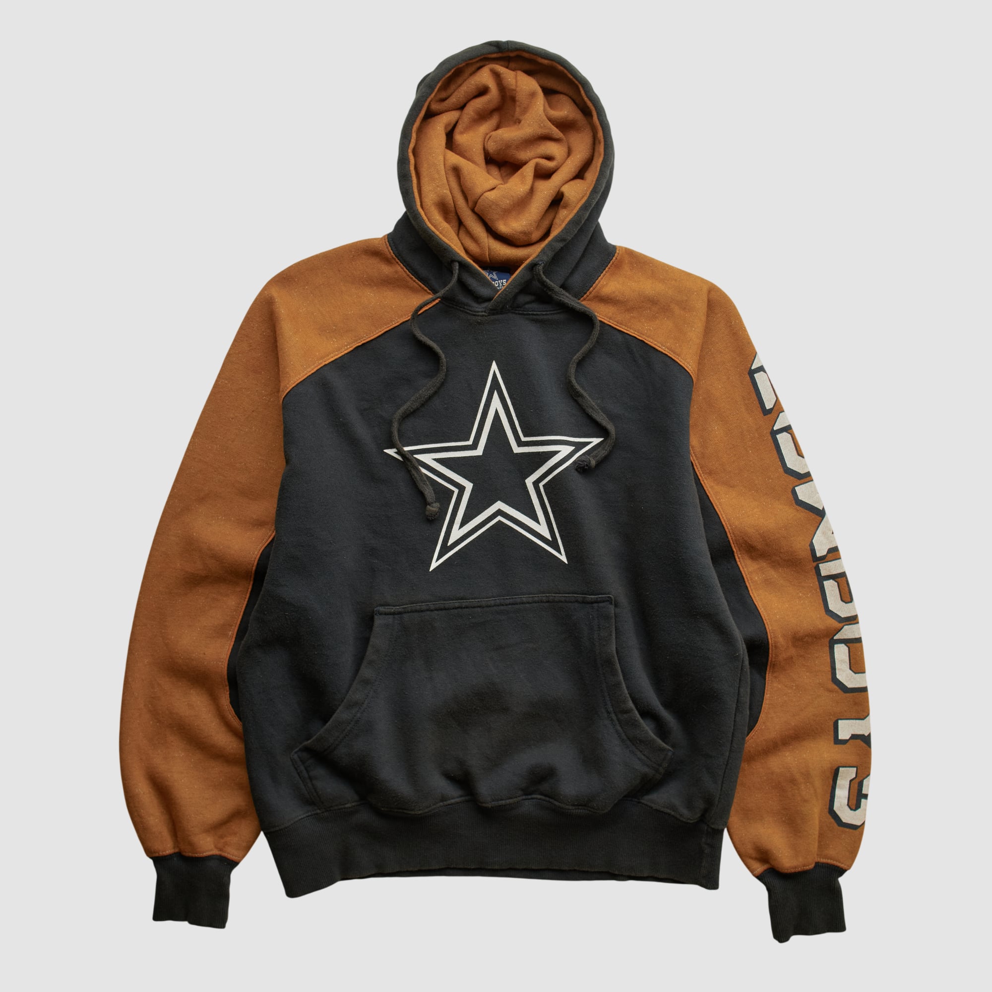 Dallas Cowboys Cowboys Authentic Apparel 2010s Hooded Pullover Sweatshirt - Black - XS