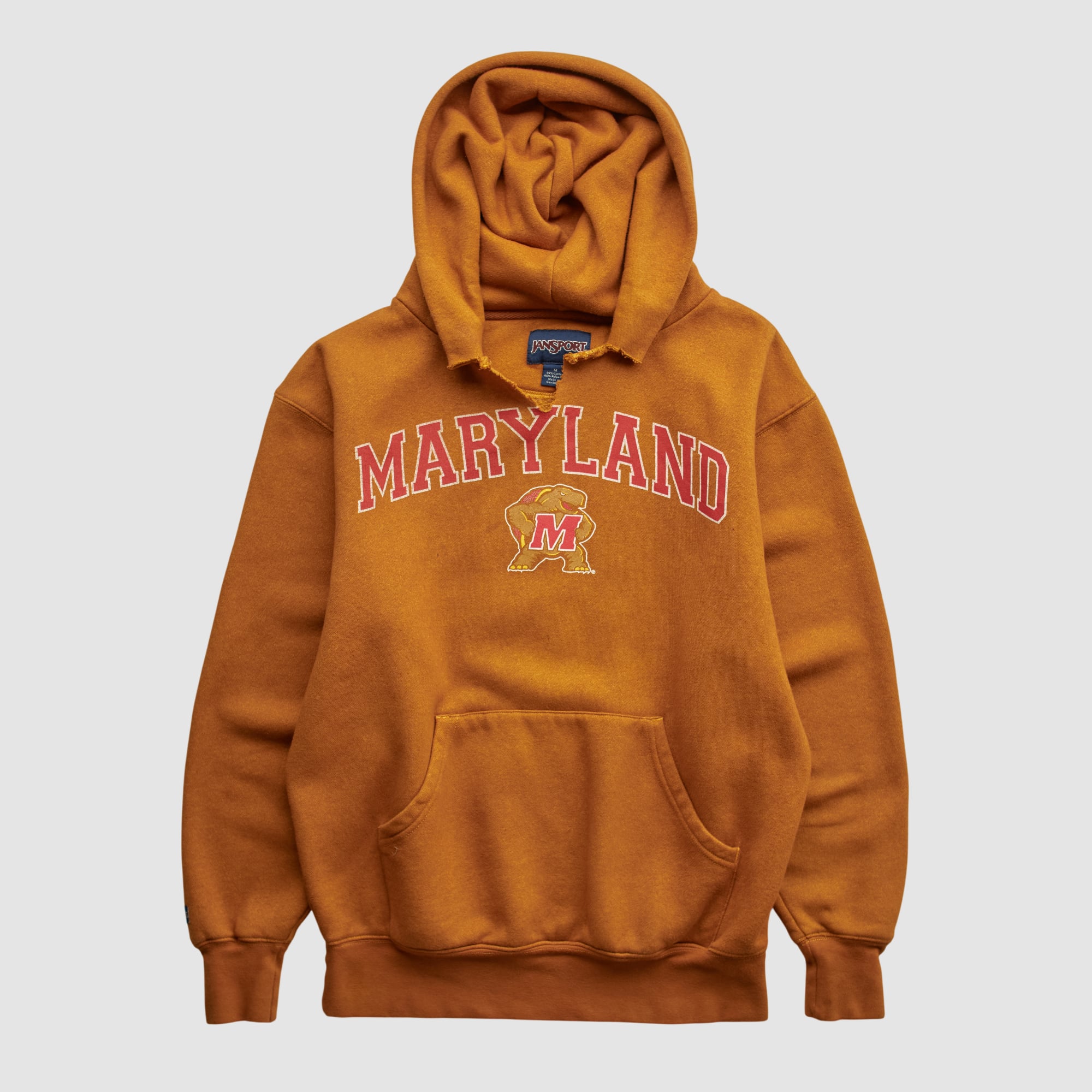 Maryland Terrapins Jansport 2000s Hooded Pullover Sweatshirt - Clay - XS