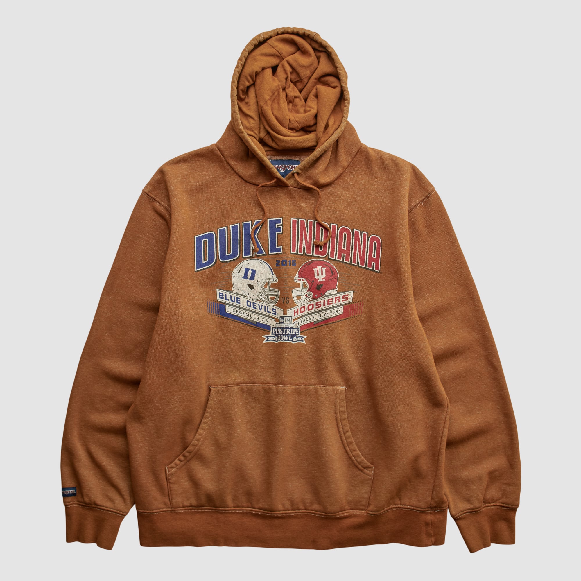 Pinstripe Bowl Jansport 2015 Hooded Pullover Sweatshirt - Clay - L