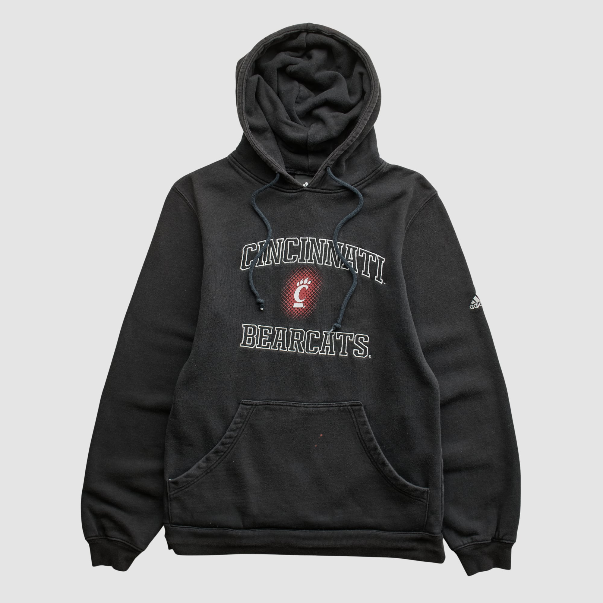 Cincinnati Bearcats Adidas 2010s Hooded Pullover Sweatshirt - Black - XS