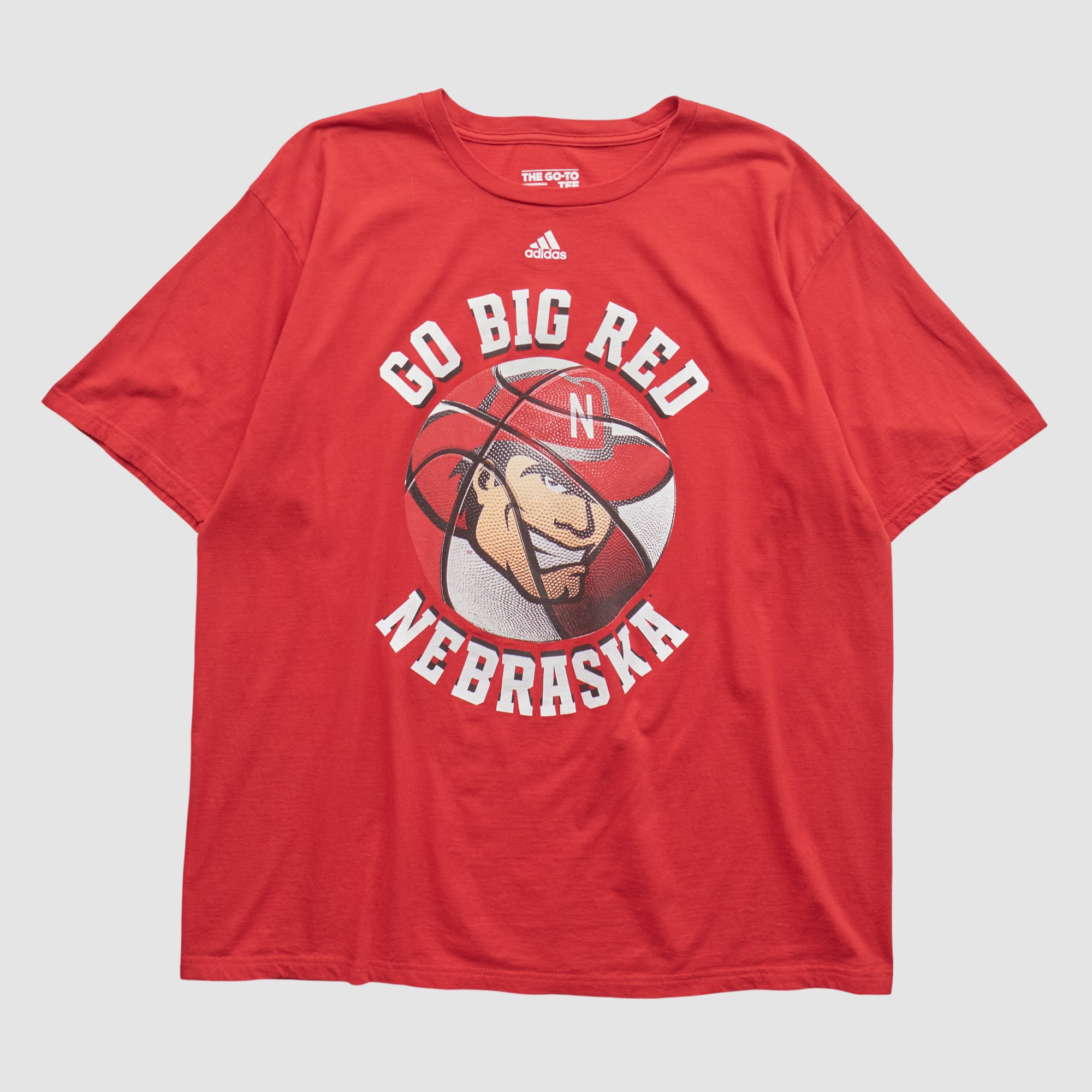 Nebraska Huskers Adidas 2010s T-shirt - Red - L