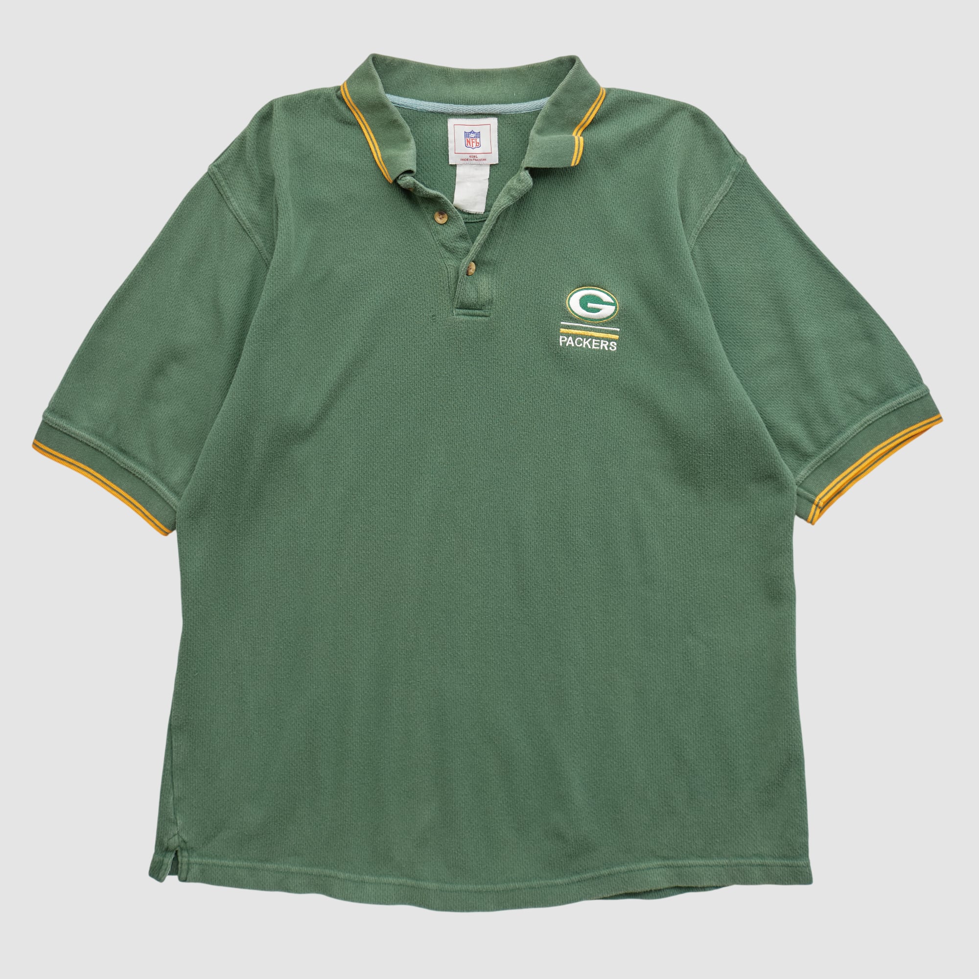 Green Bay Packers NFL 2000s Polo - Green - L